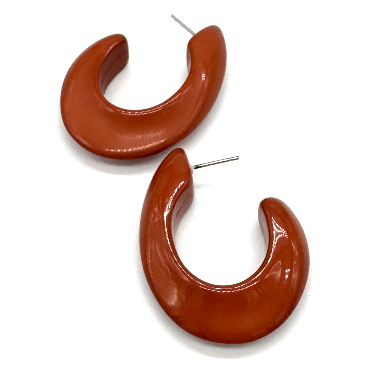 Shizuku Oval Hoop Earrings