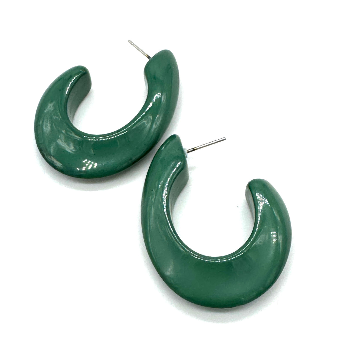 Shizuku Oval Hoop Earrings