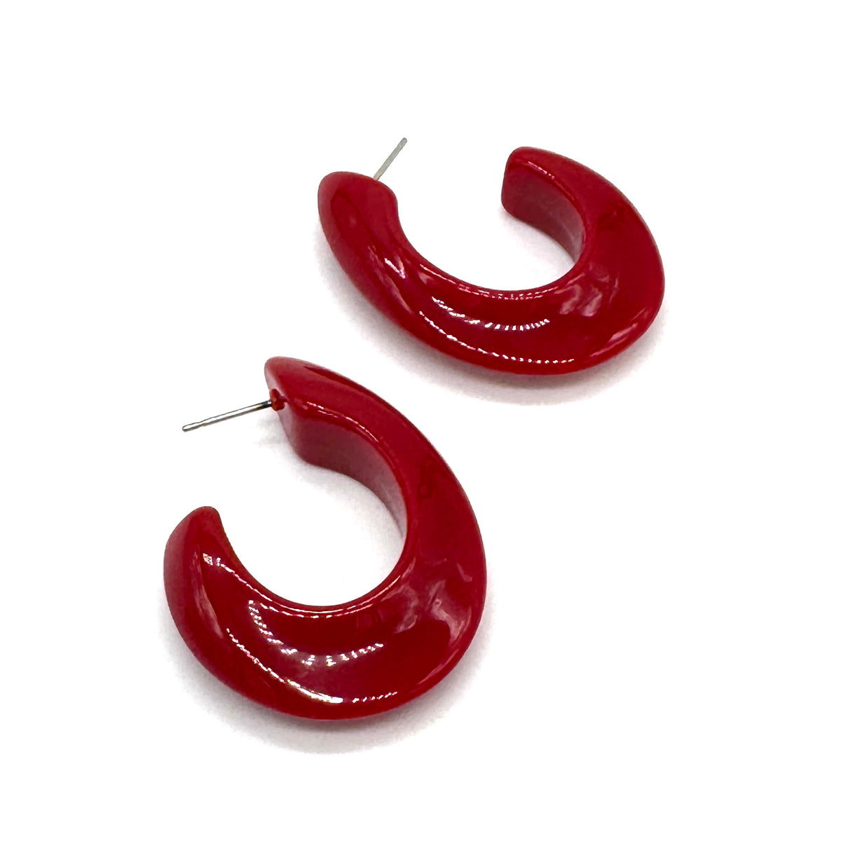 Shizuku Oval Hoop Earrings