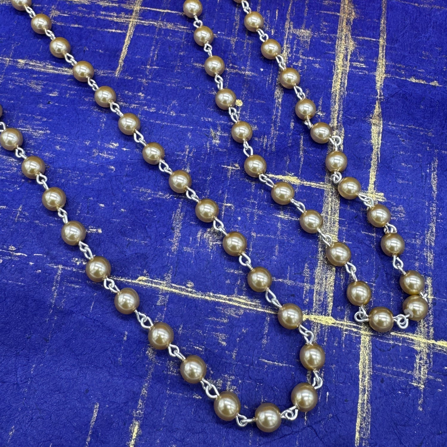 Daily Ritual Pearl Necklace - Gold 6mm