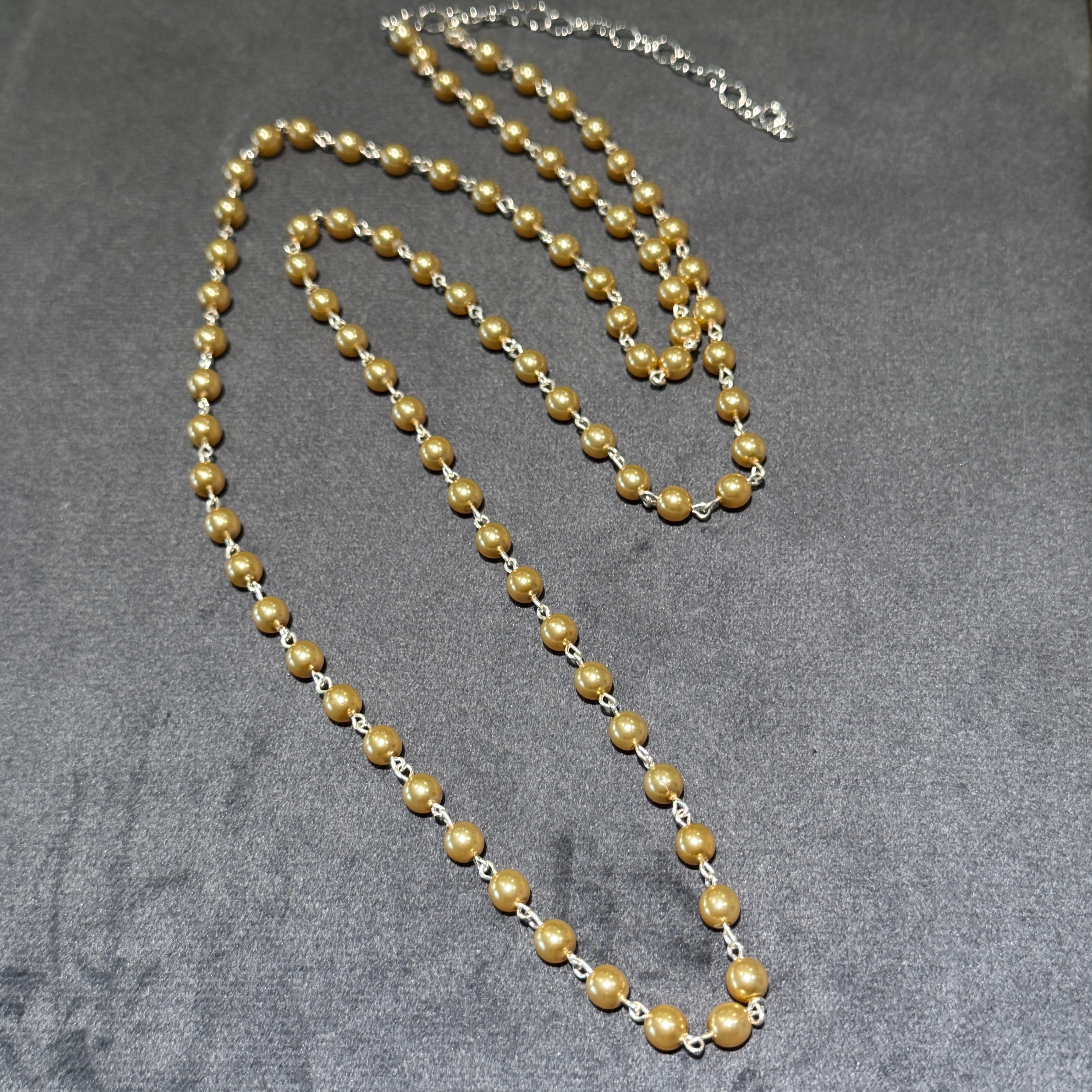 Daily Ritual Pearl Necklace - Gold 6mm
