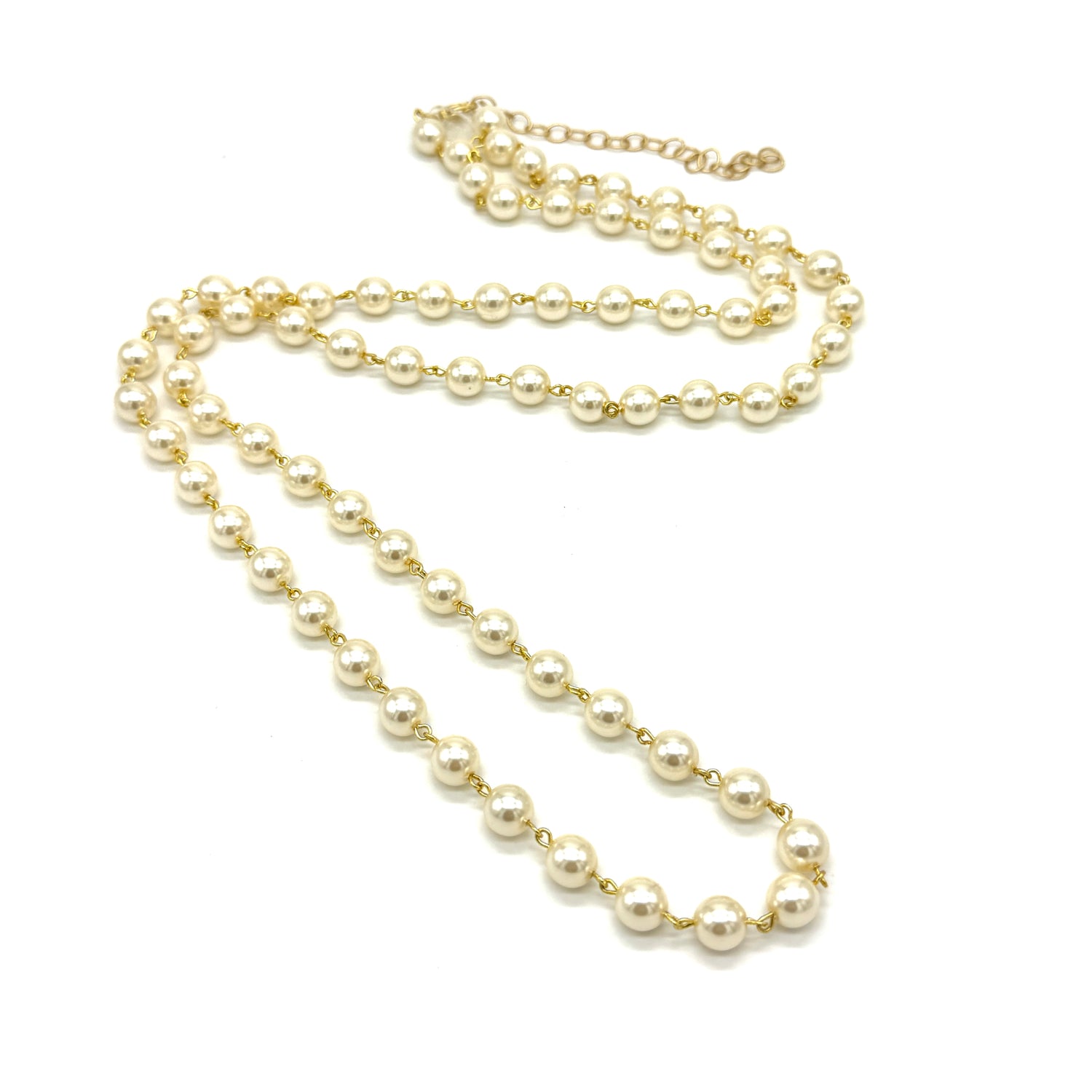 Daily Ritual Pearl Necklace – Cream 8mm