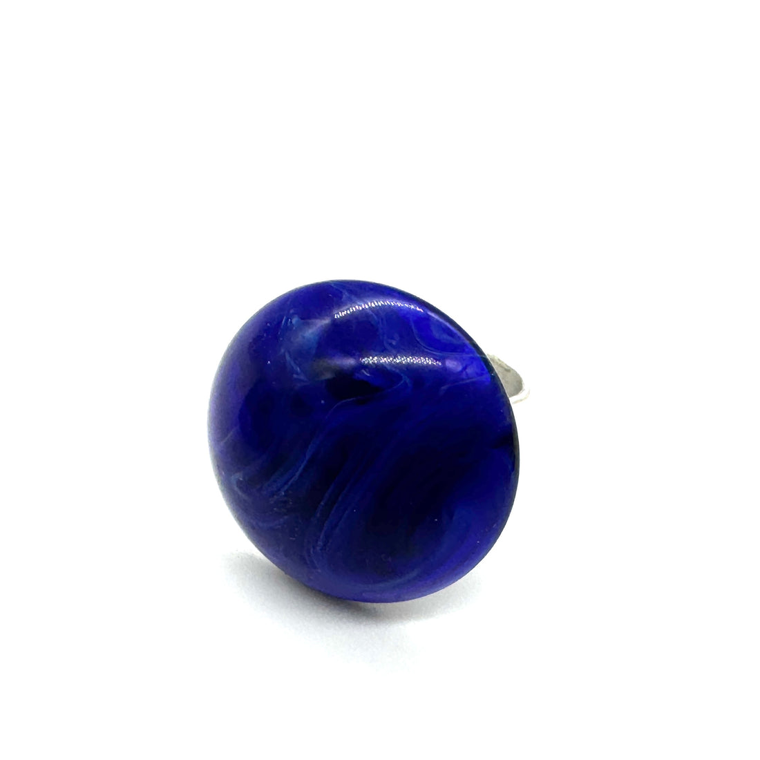 Magical Cobalt Marbled Cocktail Ring