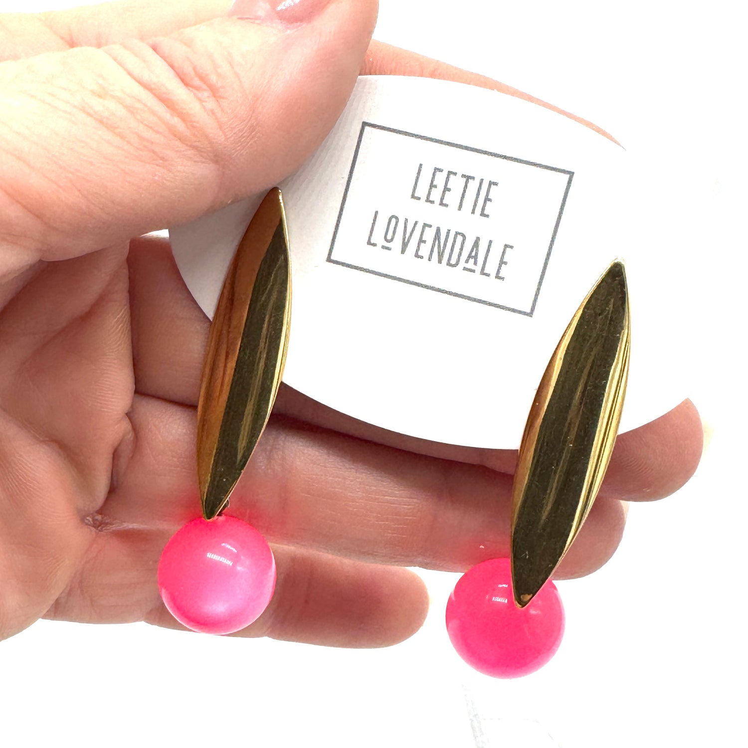 Eclipse Moonglow Pod Drop Earrings