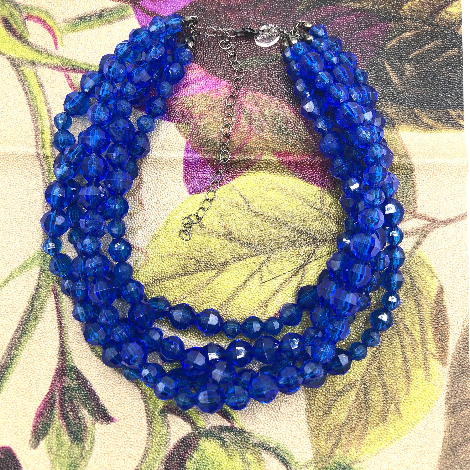 cobalt blue necklace