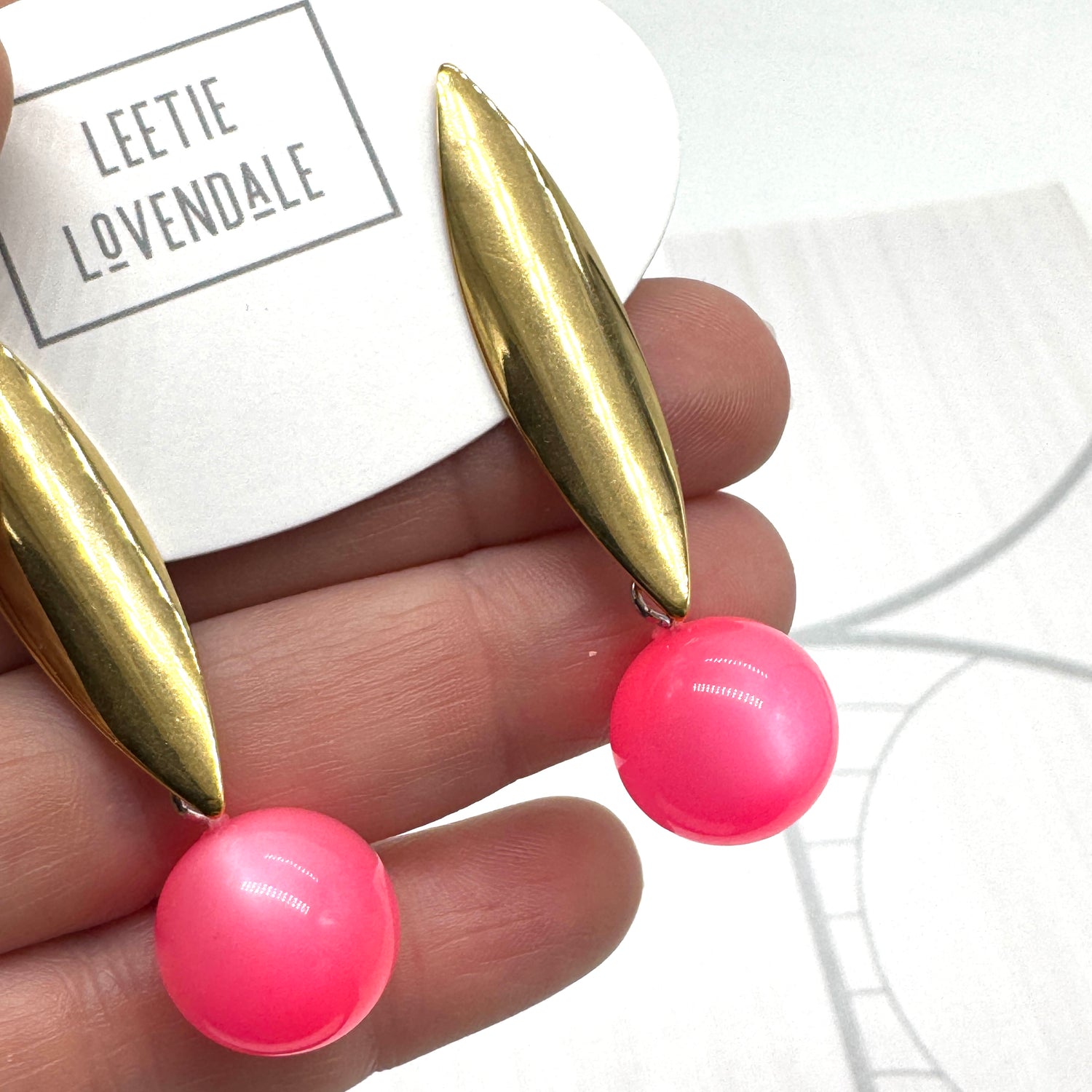 Eclipse Moonglow Pod Drop Earrings