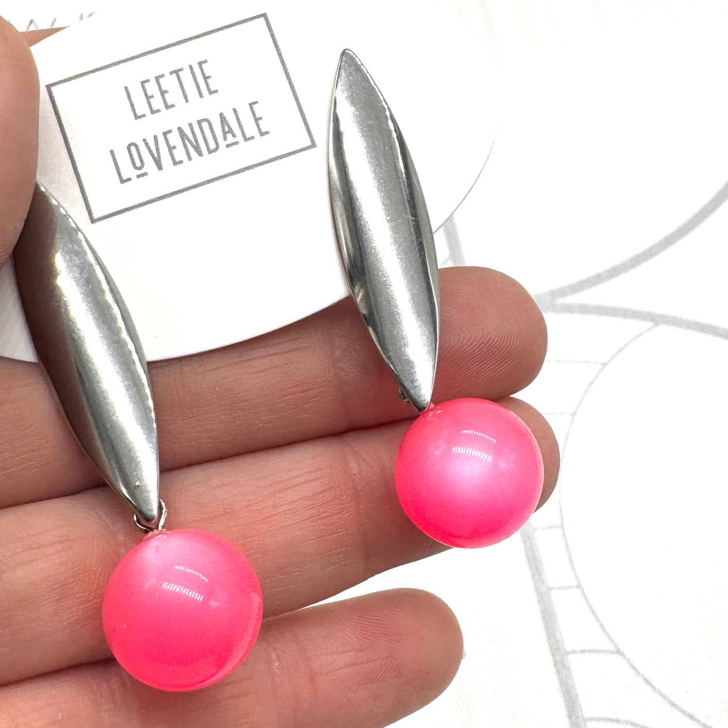 Eclipse Moonglow Pod Drop Earrings