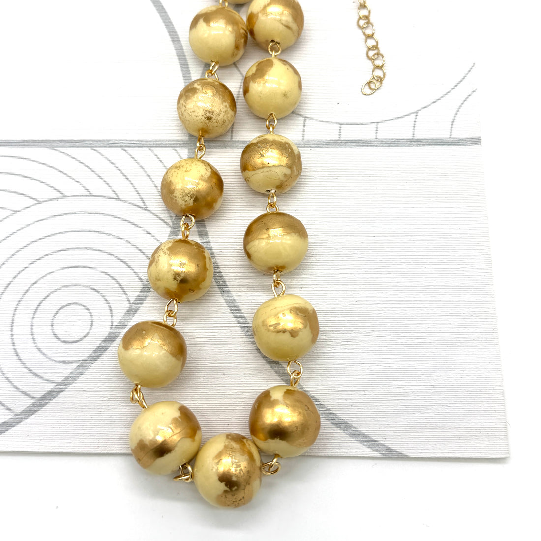 Golden Sands Round Amelia Necklace
