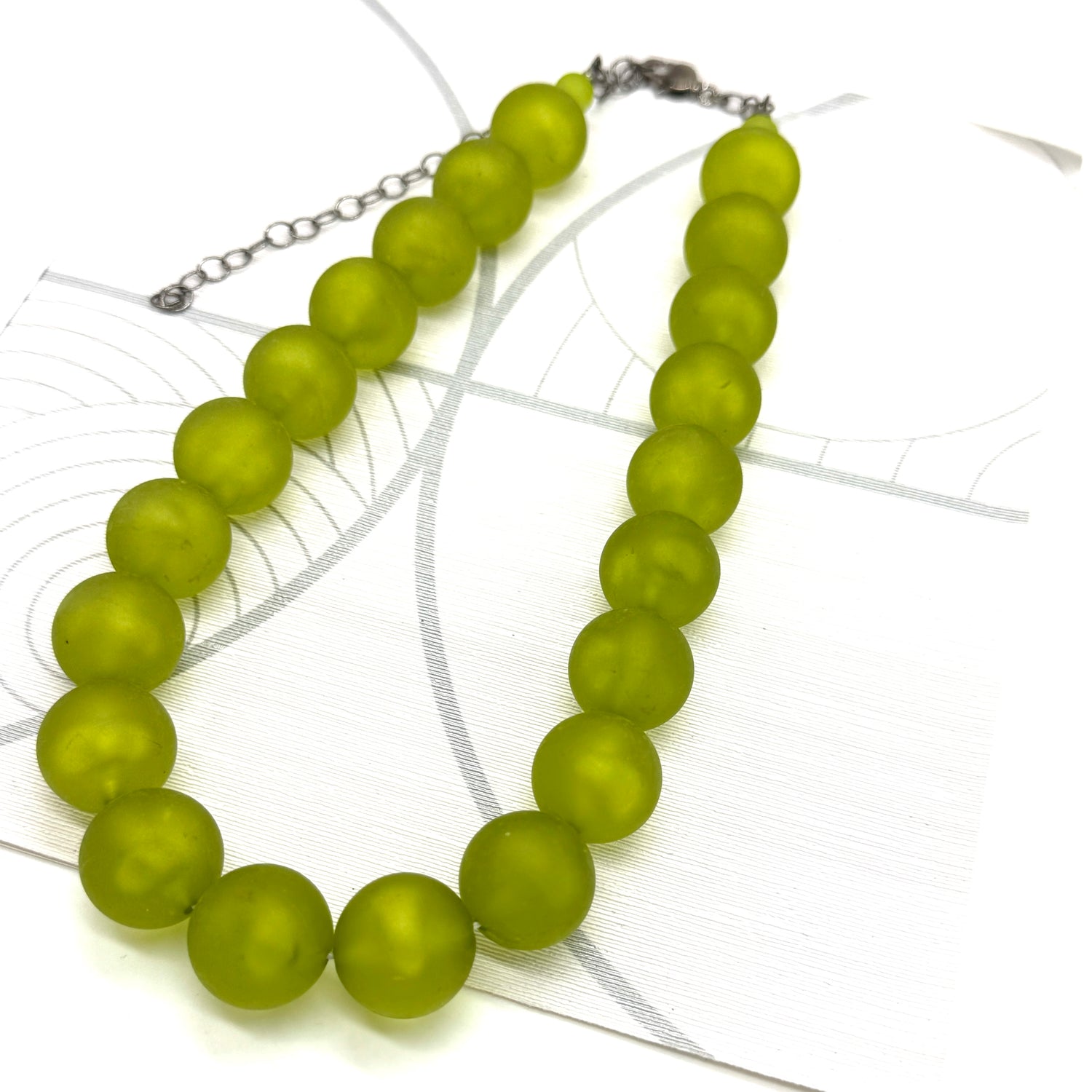 Moss Frost Marco Necklace