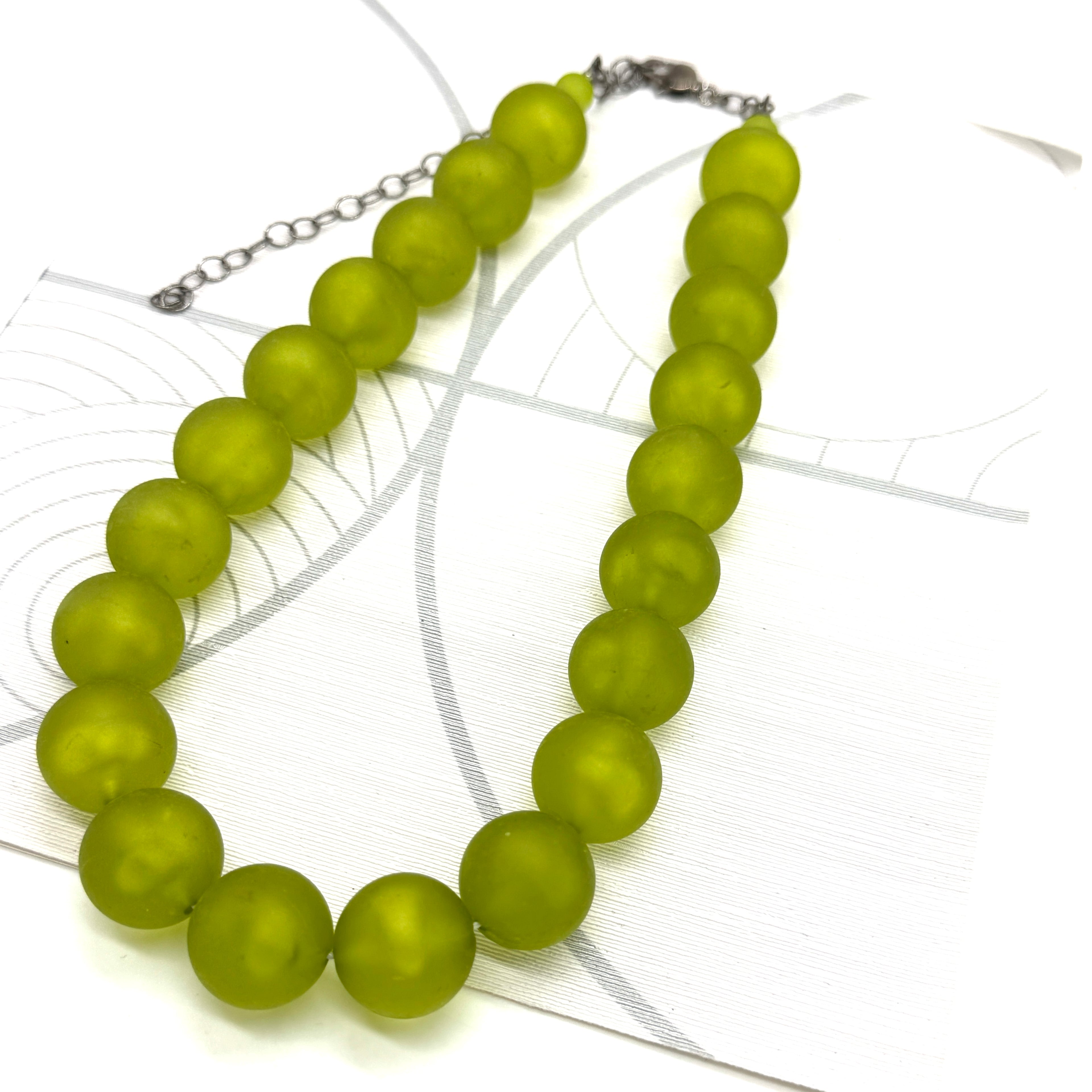 Moss Frost Marco Necklace