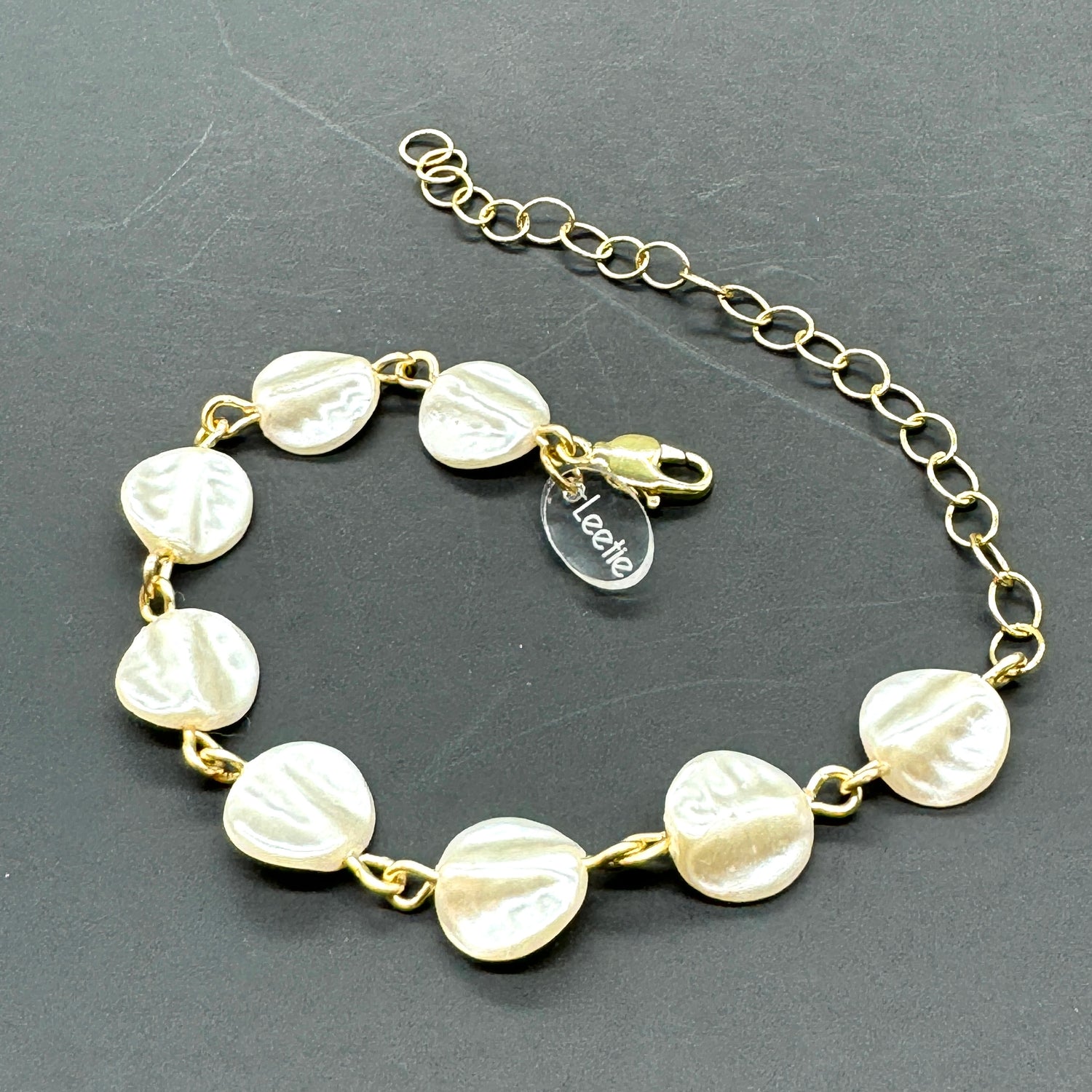 Wafer Pearly Betsy Bracelet