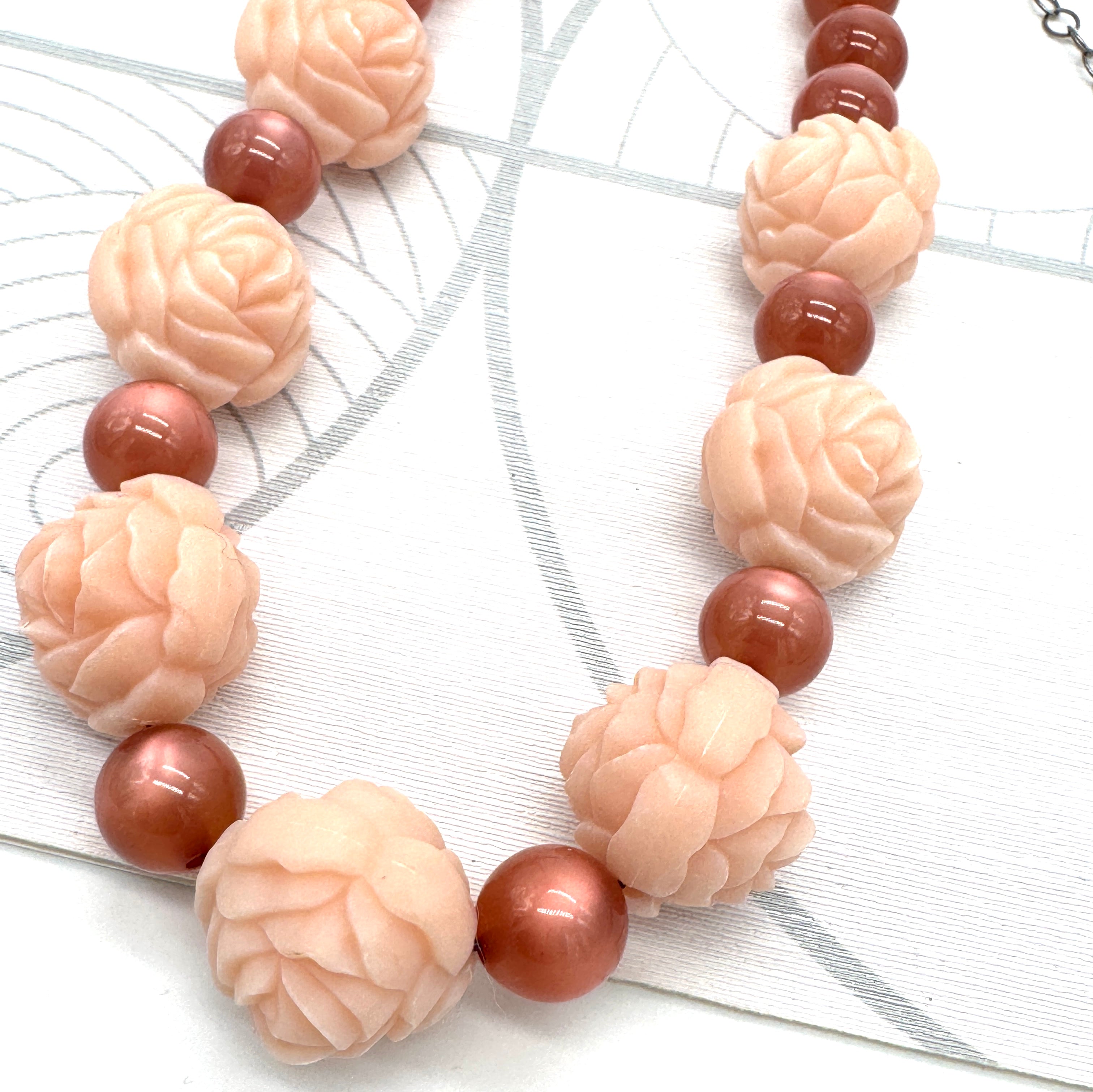 Rosy Disposition Marco Necklace
