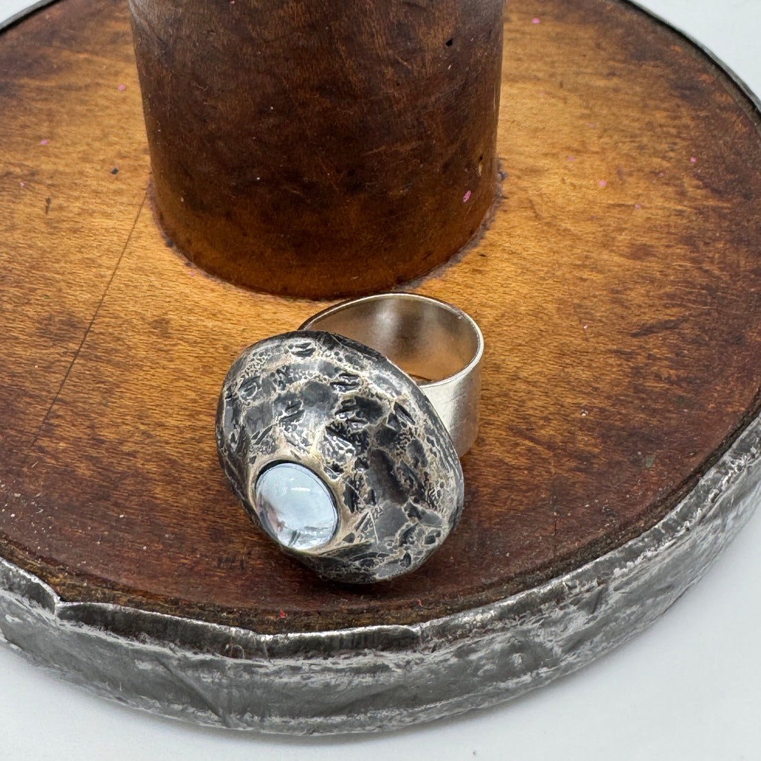 Lunar Relic Cocktail Ring