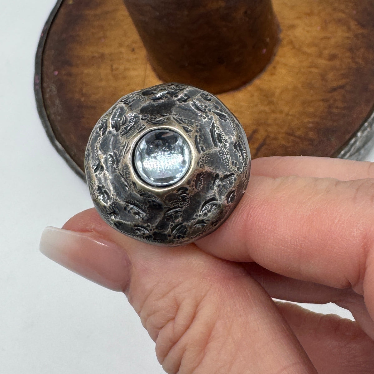 Lunar Relic Cocktail Ring