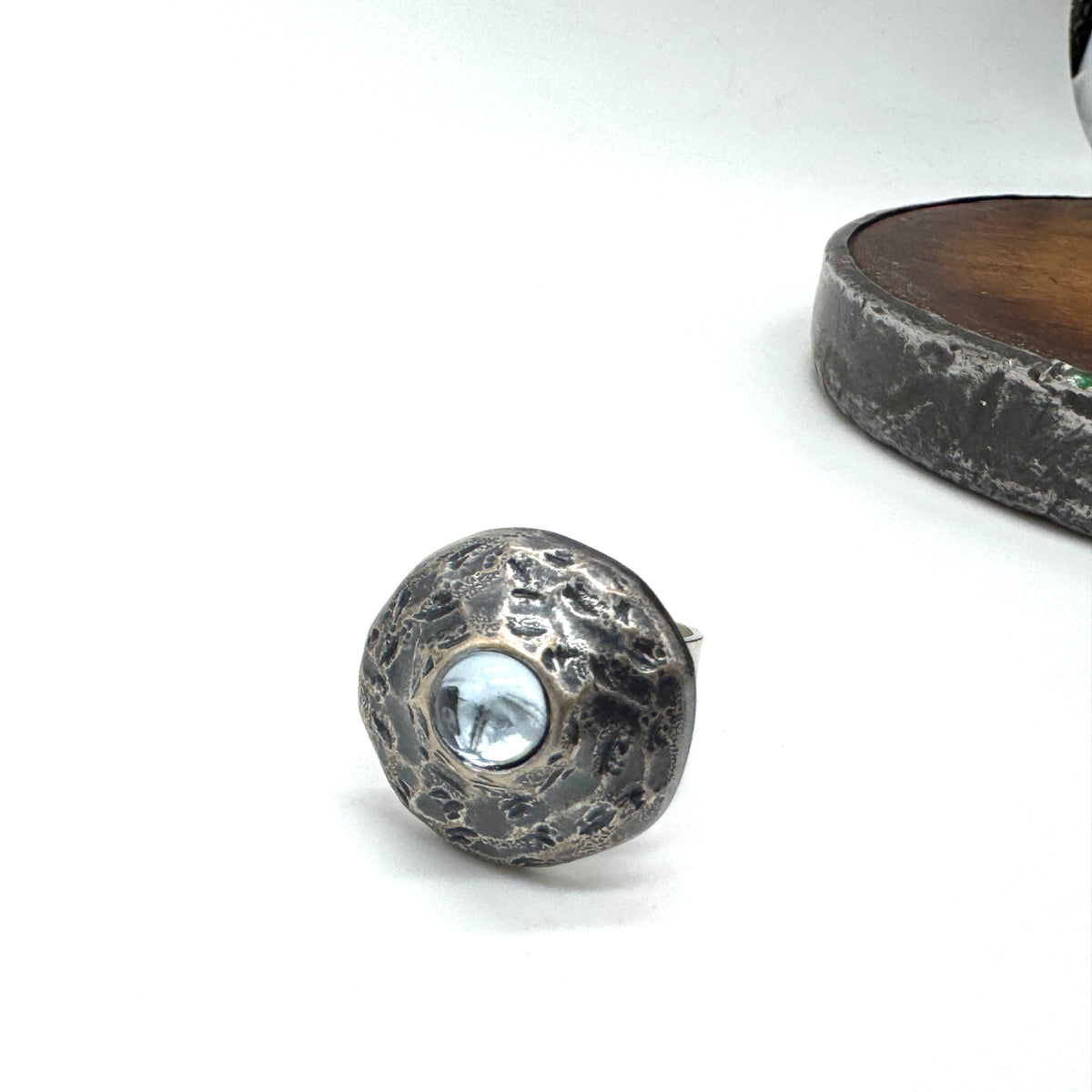 Lunar Relic Cocktail Ring