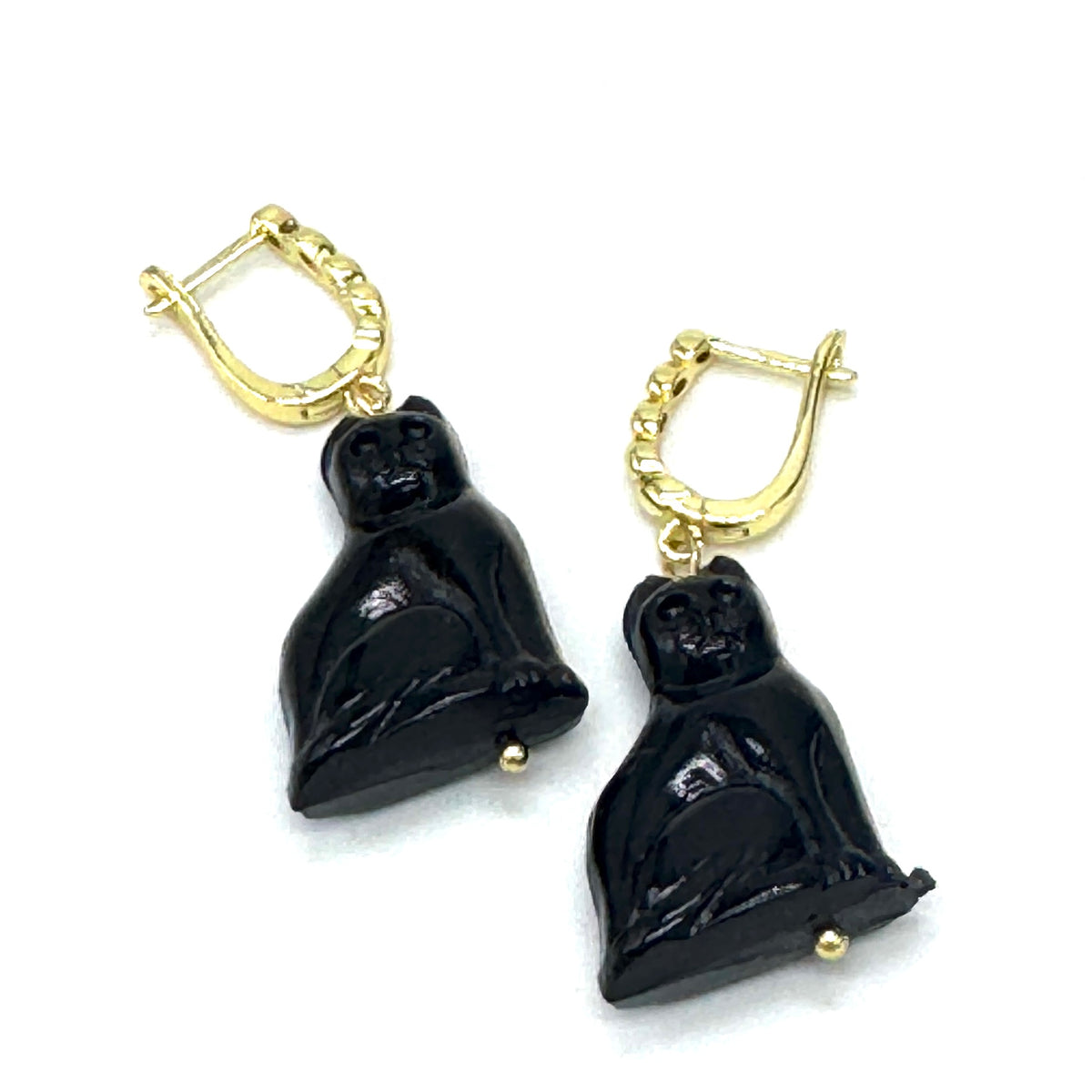 Black Cat Magic Earrings