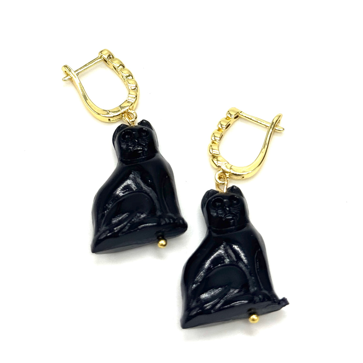 Black Cat Magic Earrings