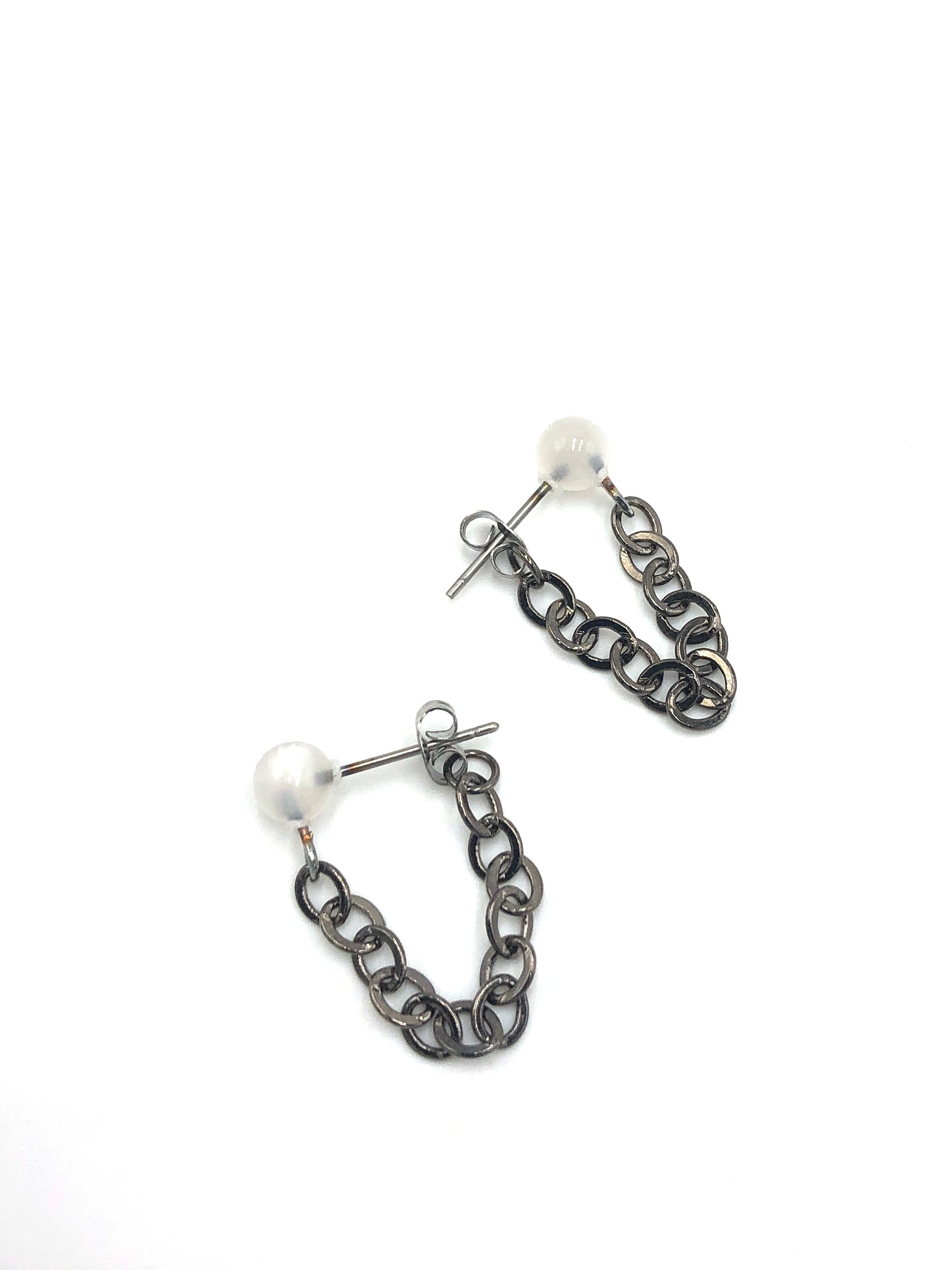 Lucy Chain &amp; Sparkle Earrings