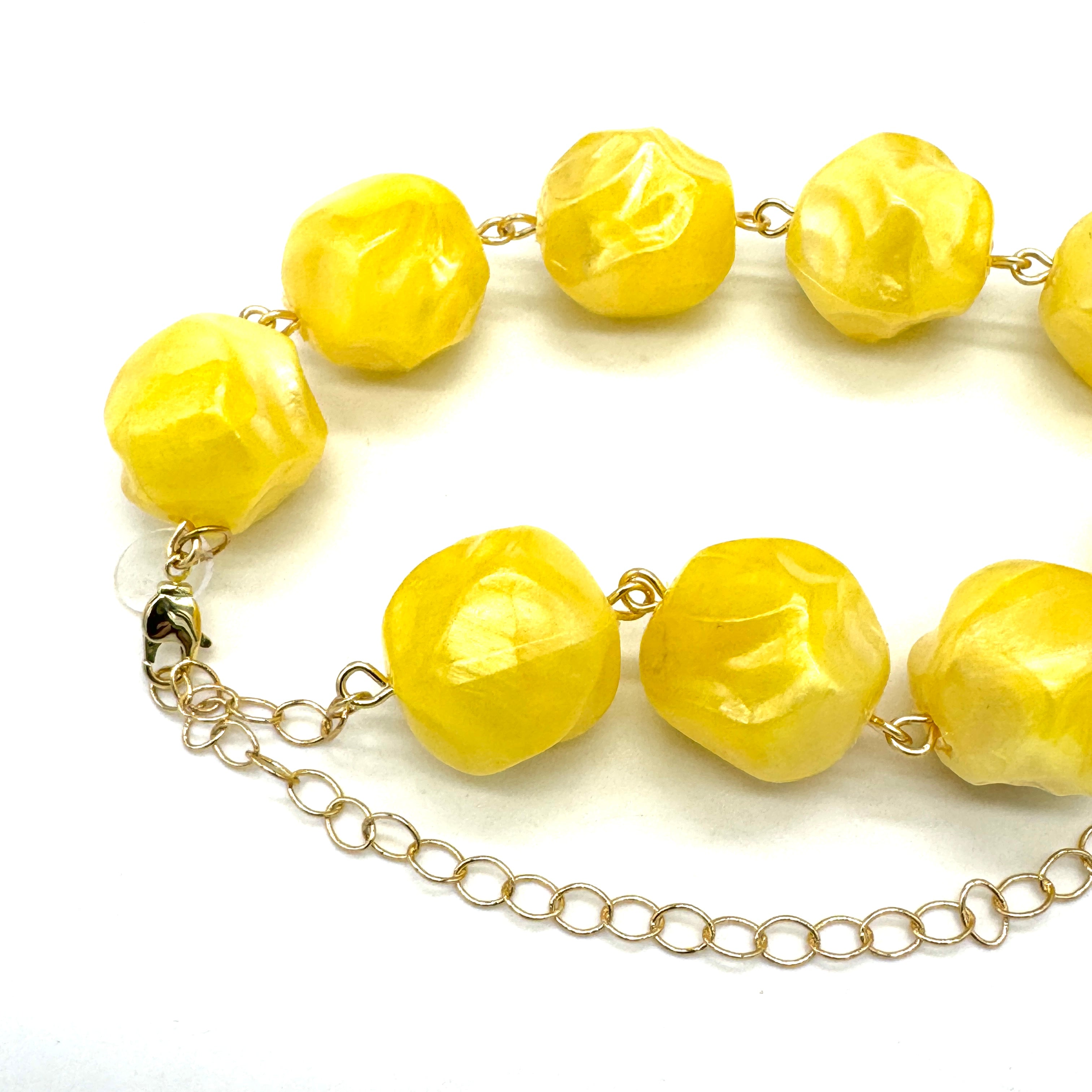 Buttercream Nugget Amelia Necklace