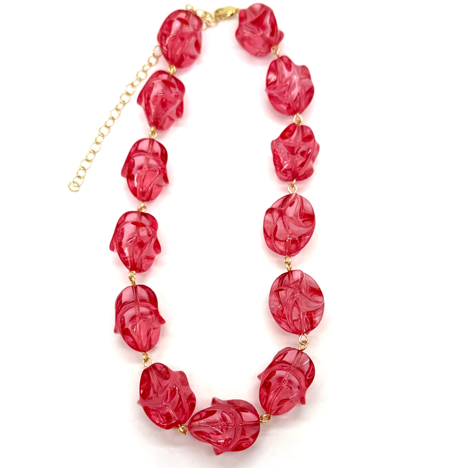 Rosewater Nugget Amelia Necklace