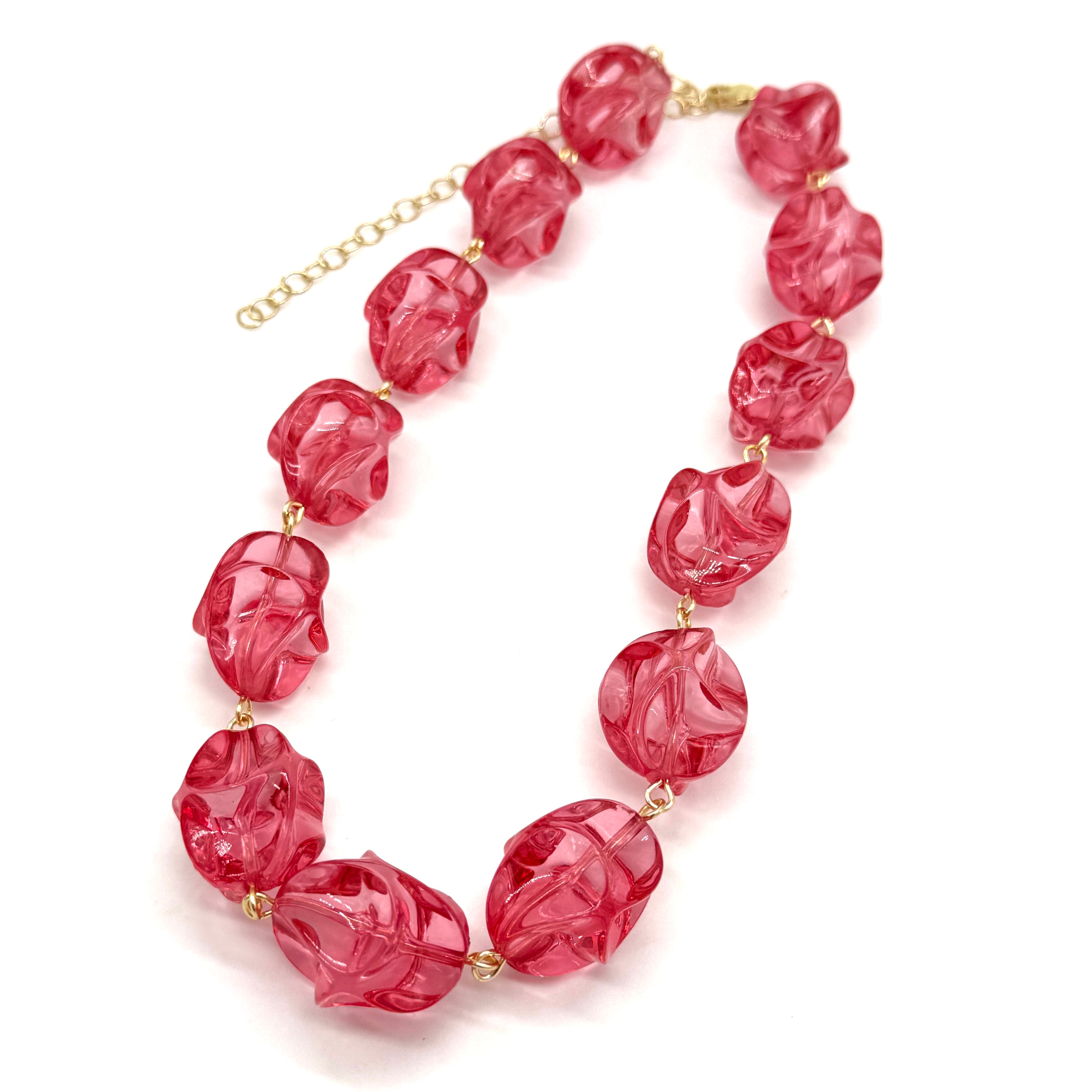 Rosewater Nugget Amelia Necklace