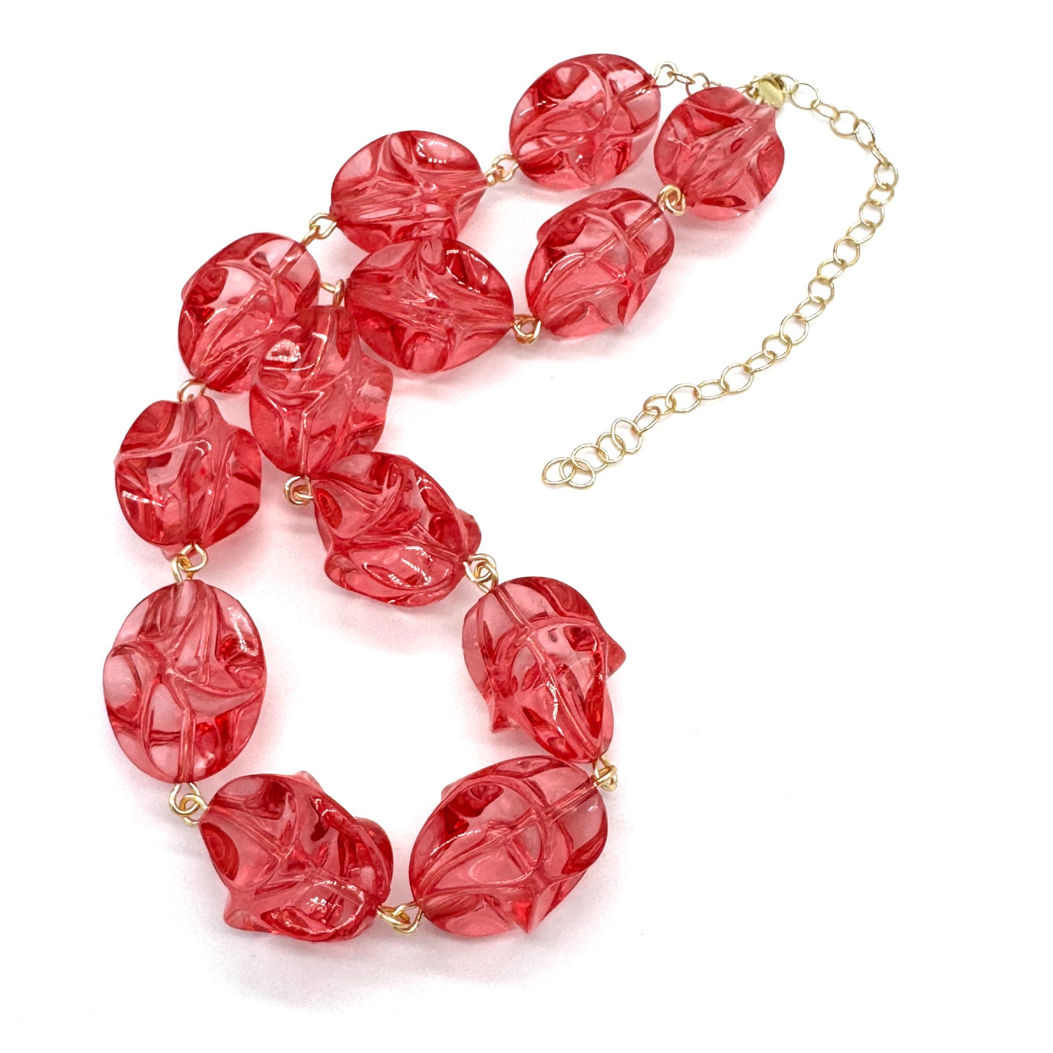 Rosewater Nugget Amelia Necklace