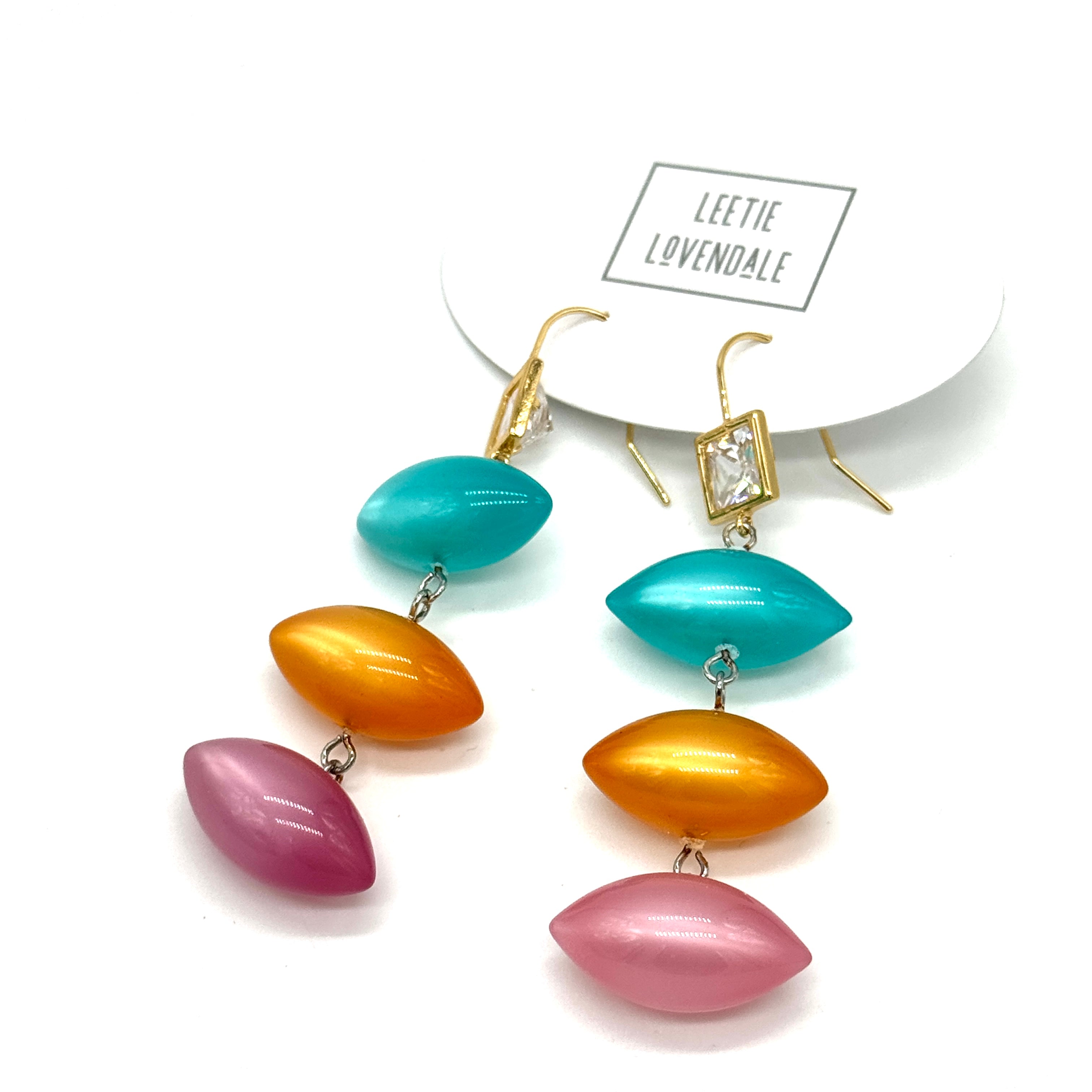 Citrus Facet &amp; Glow Earrings