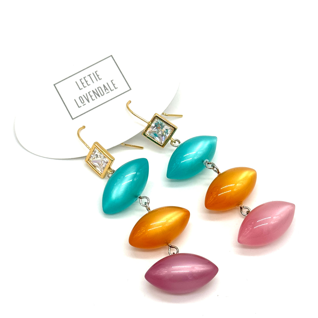 Citrus Facet &amp; Glow Earrings