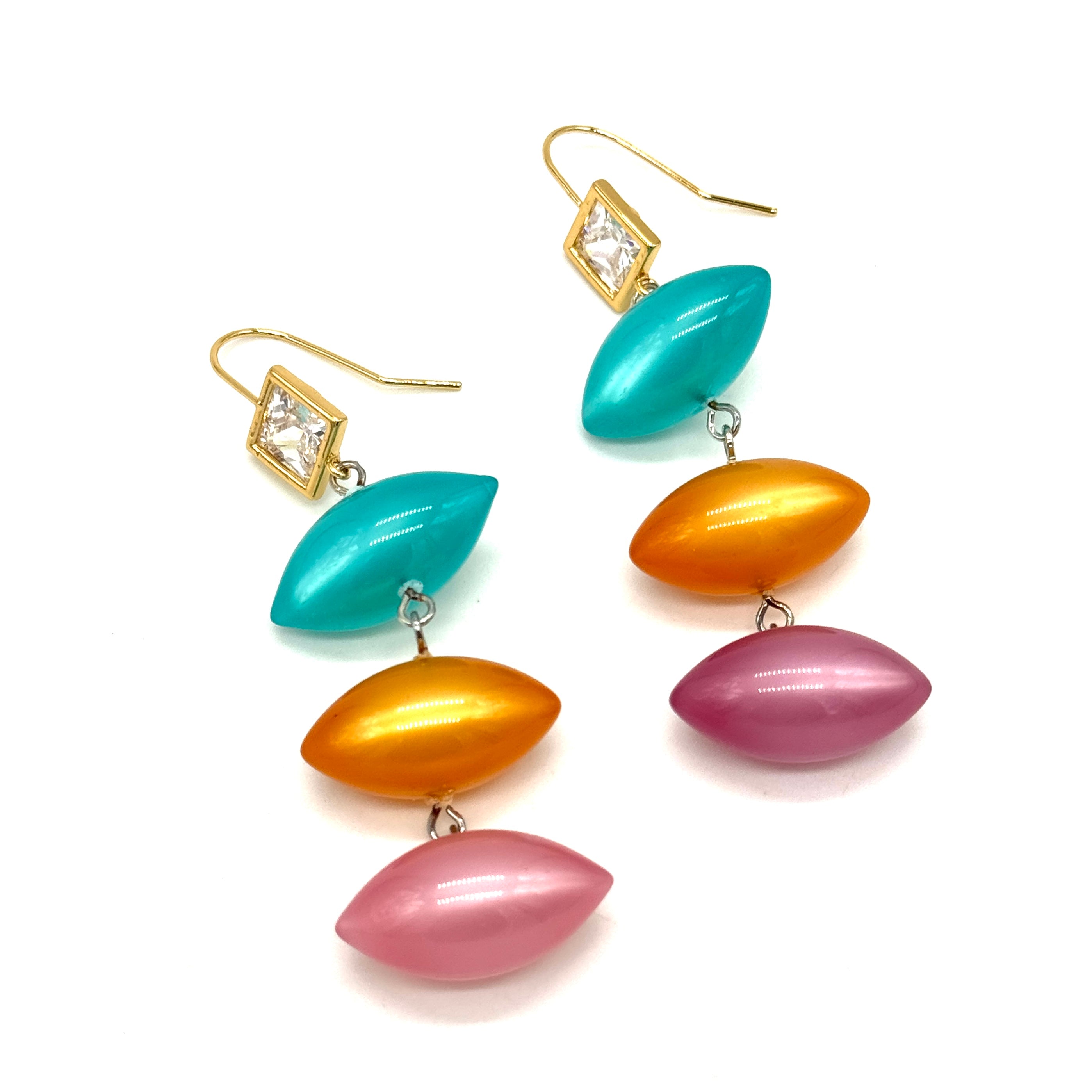 Citrus Facet &amp; Glow Earrings