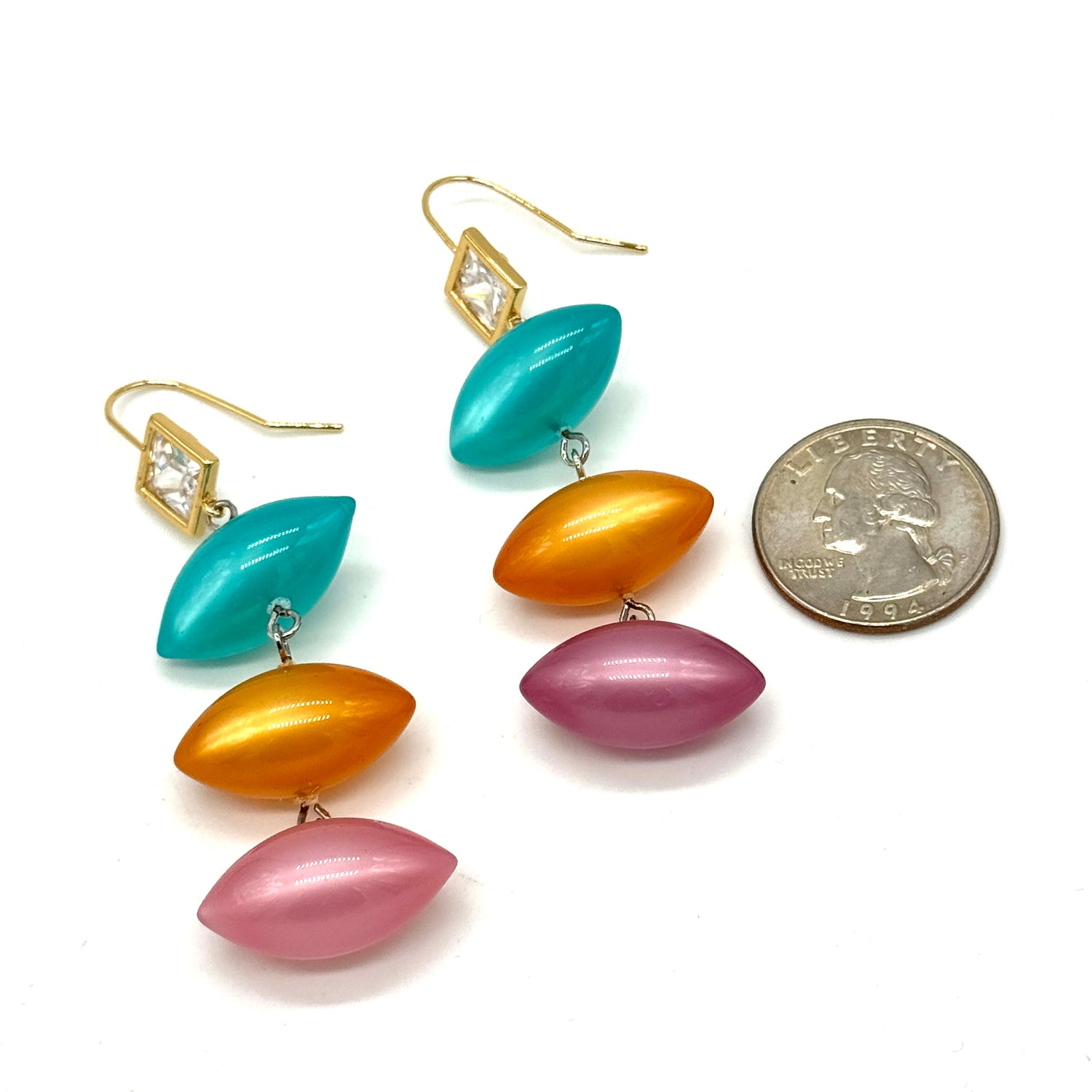 Citrus Facet &amp; Glow Earrings