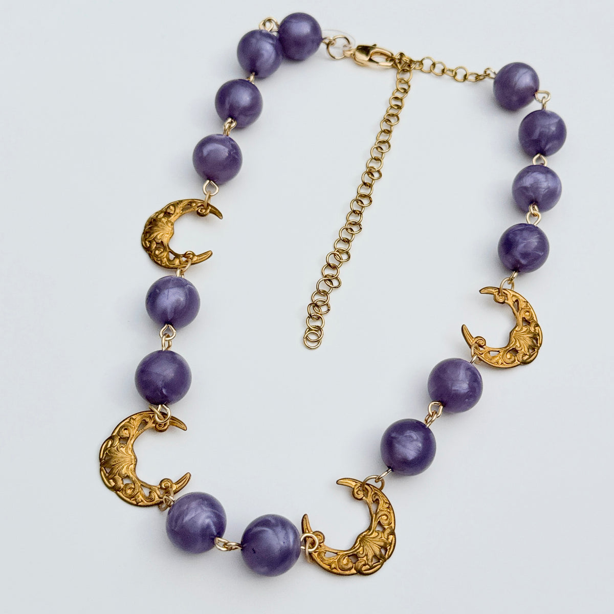Once in a Purple Moon Necklace