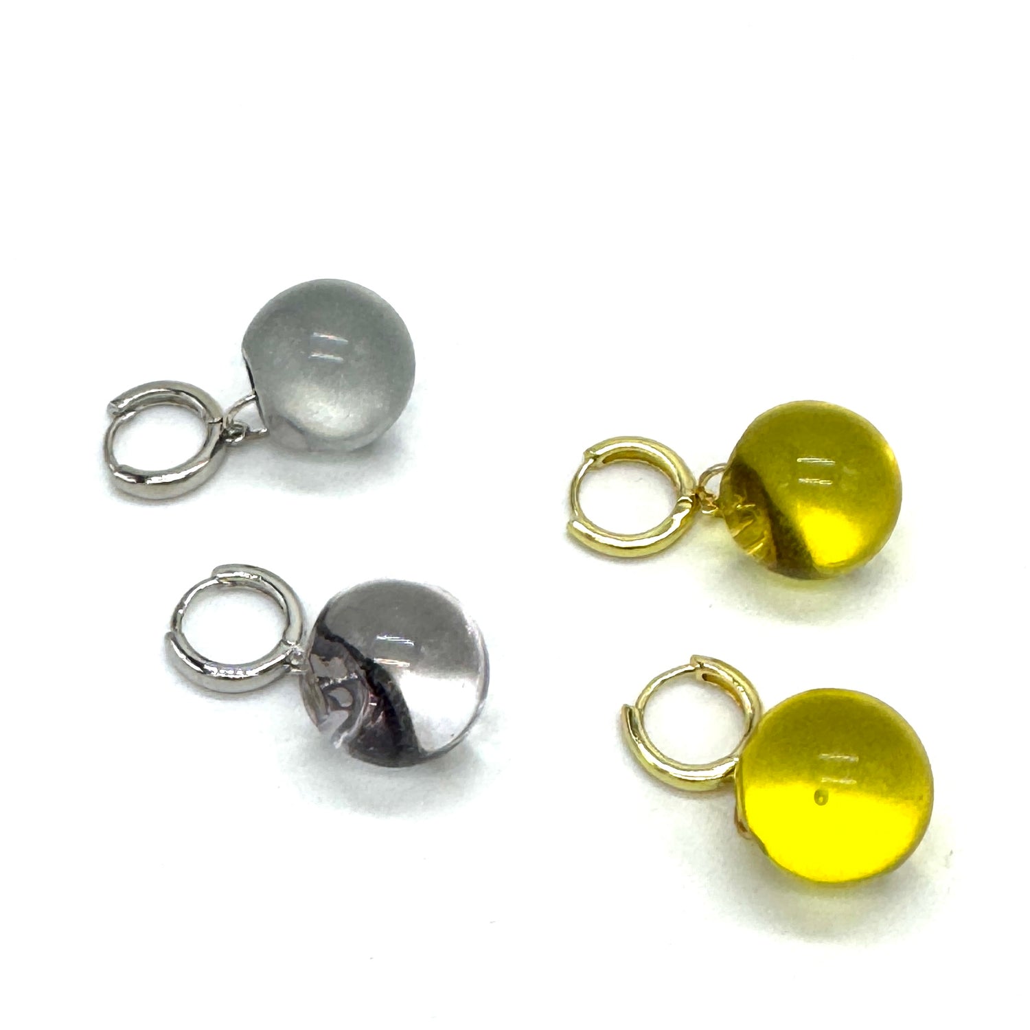 Berry Drop Huggie Earrings