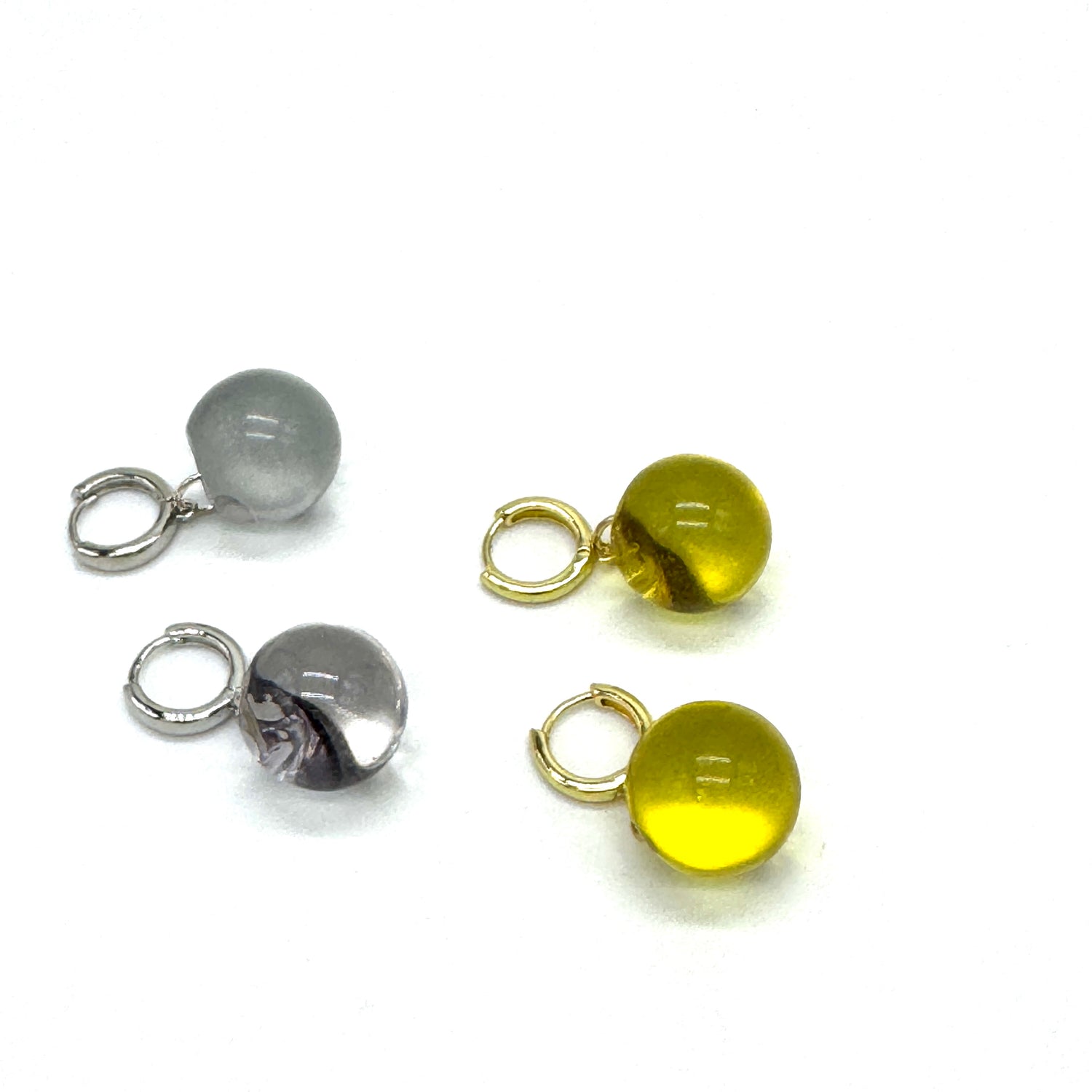 Berry Drop Huggie Earrings