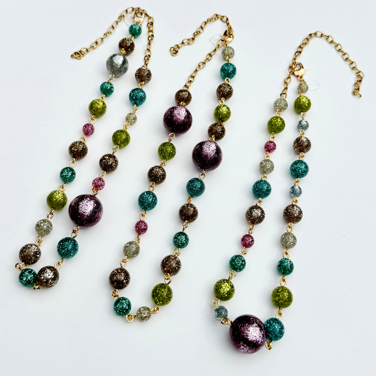 Merry Mix-Up Glitter Amelia Necklace