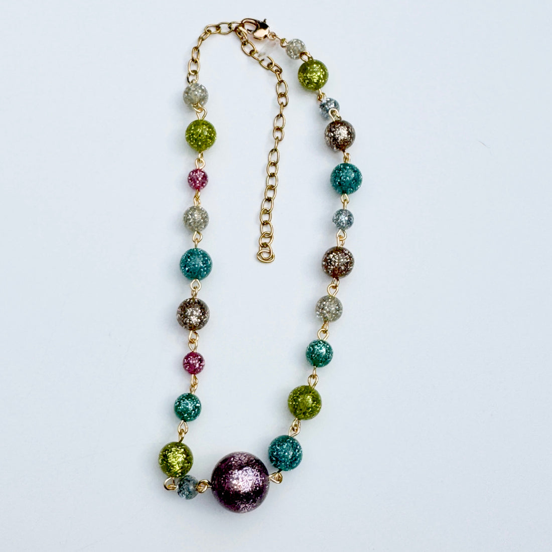 Merry Mix-Up Glitter Amelia Necklace