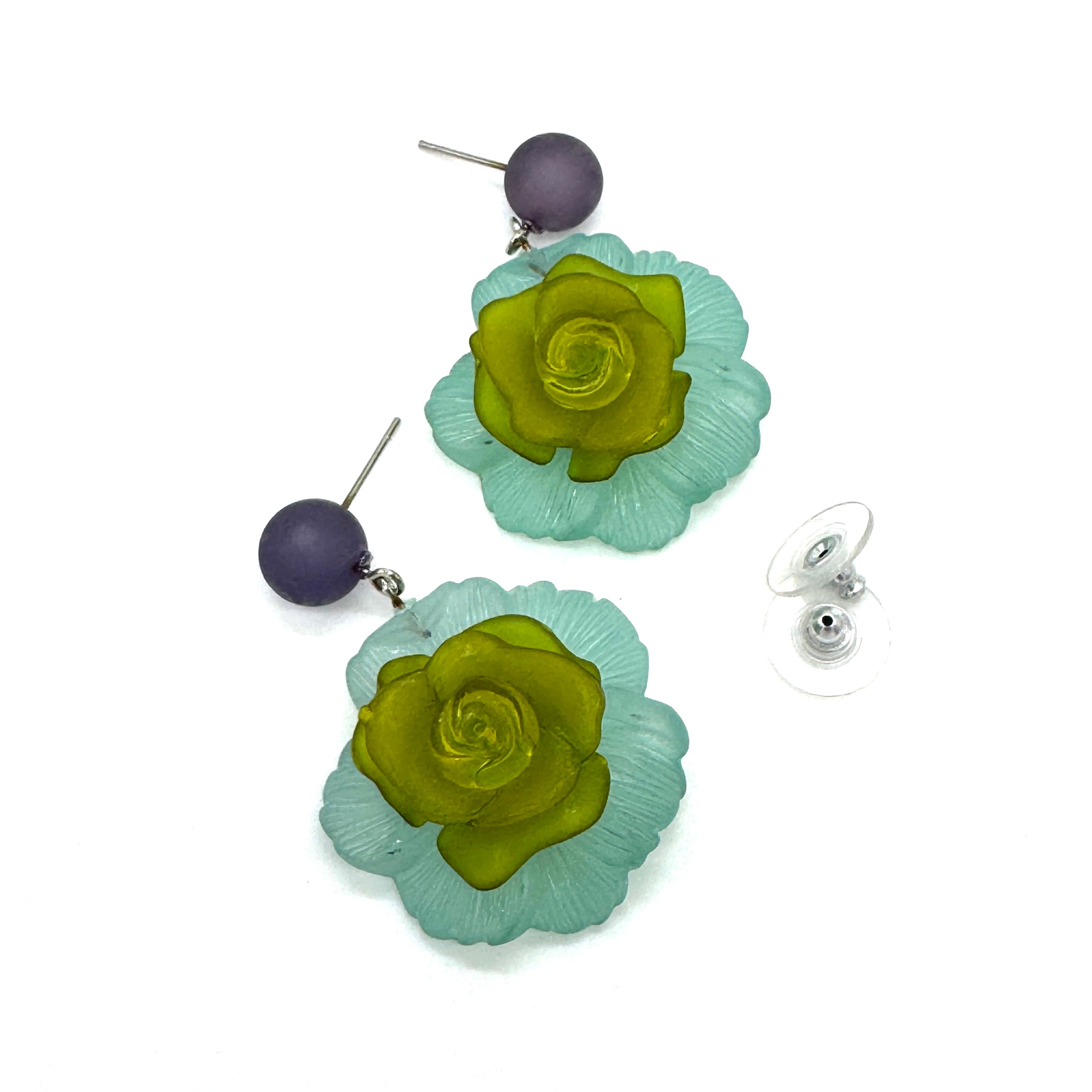 Romantic Garden Pressed Blossom Earrings
