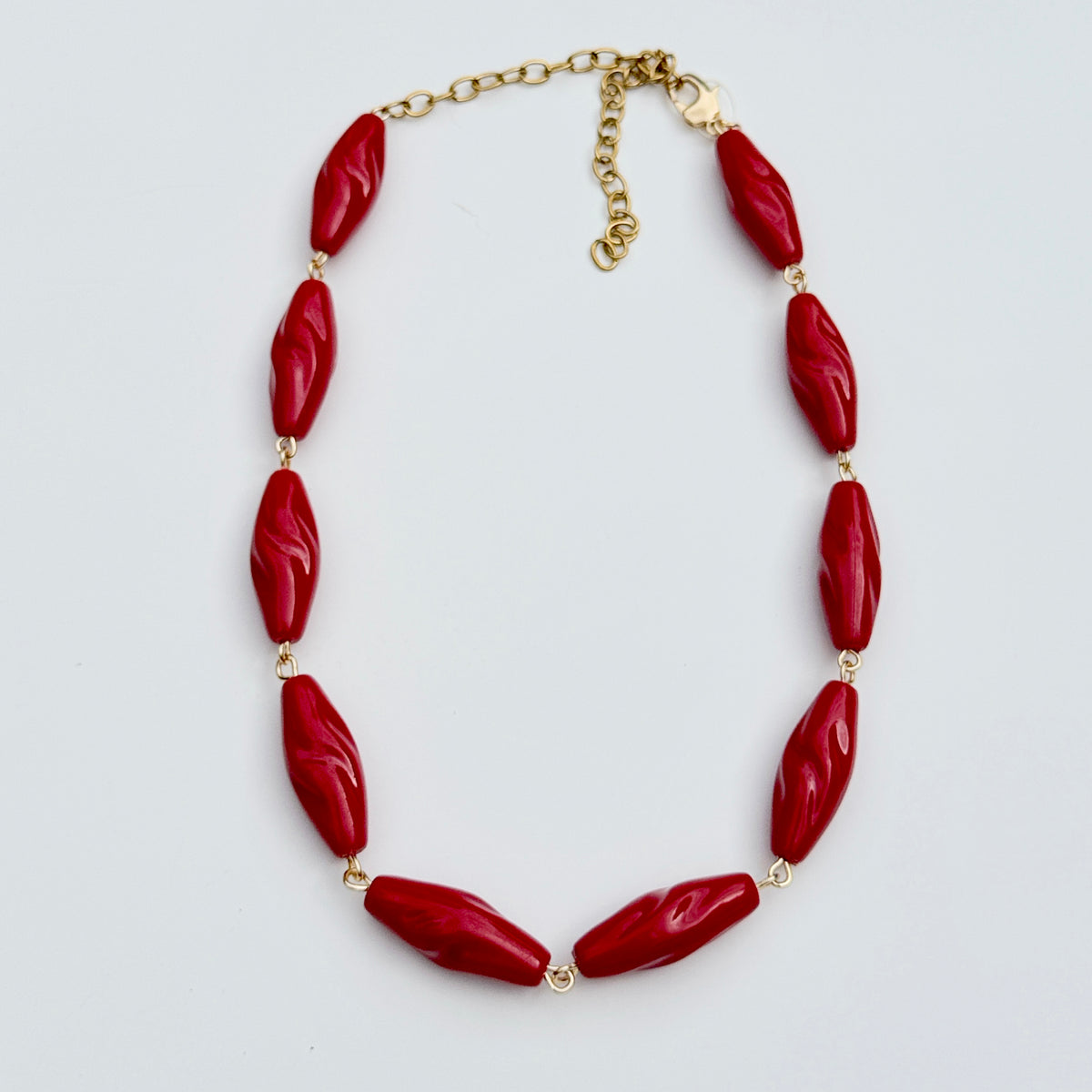 Seeing Red Amelia Necklace