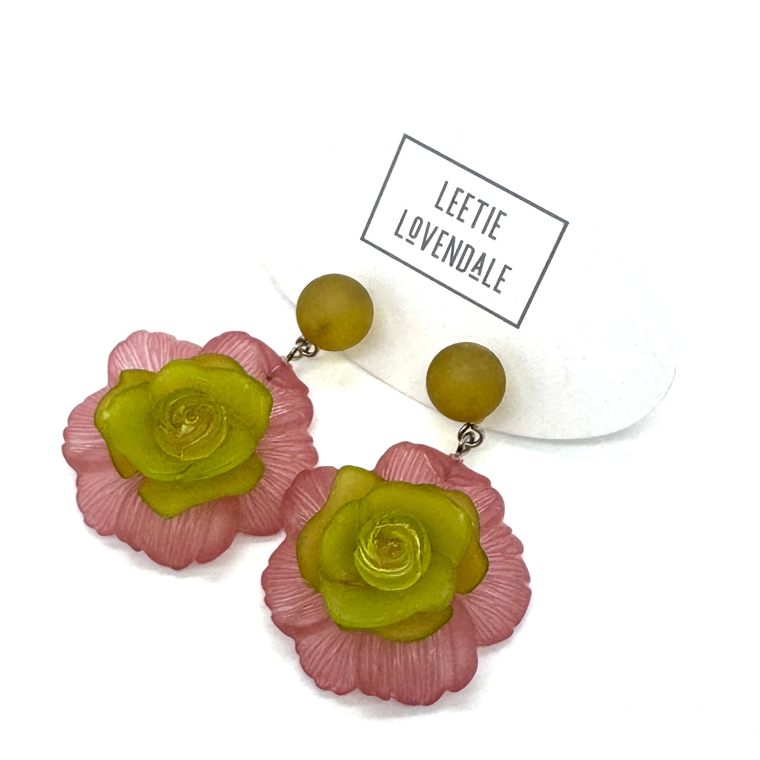 Romantic Garden Pressed Blossom Earrings