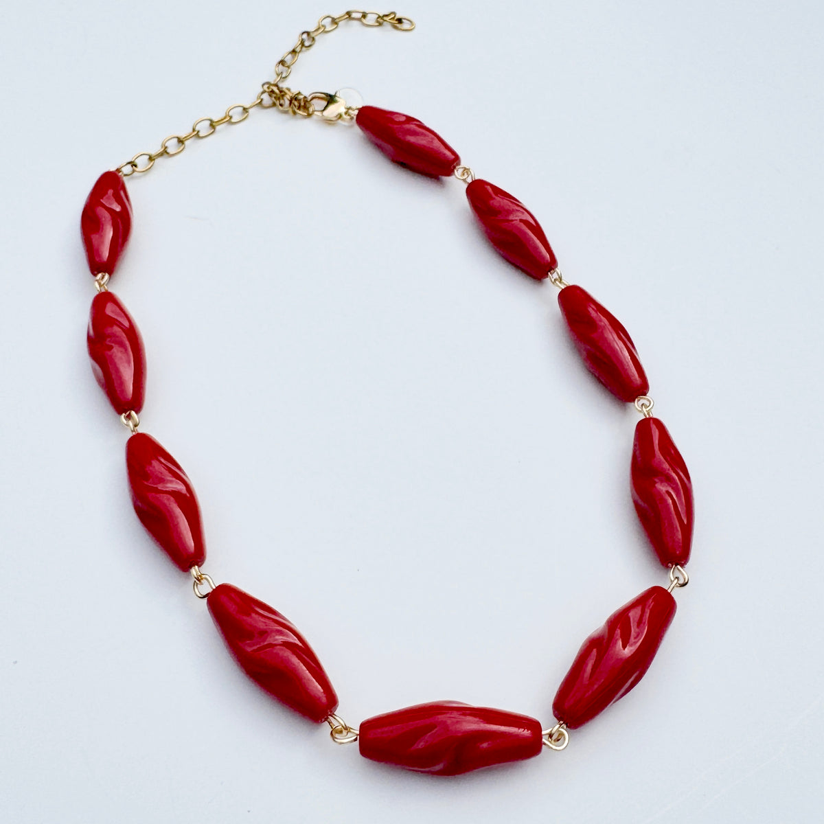 Seeing Red Amelia Necklace