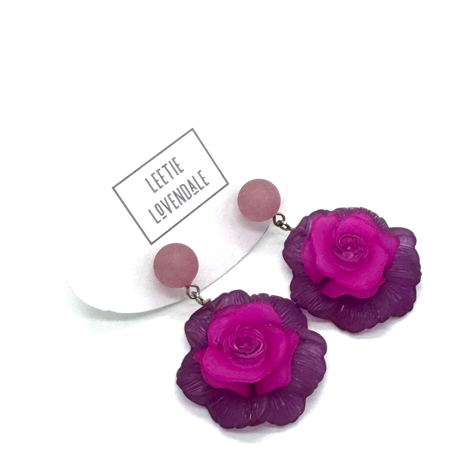 Romantic Garden Pressed Blossom Earrings