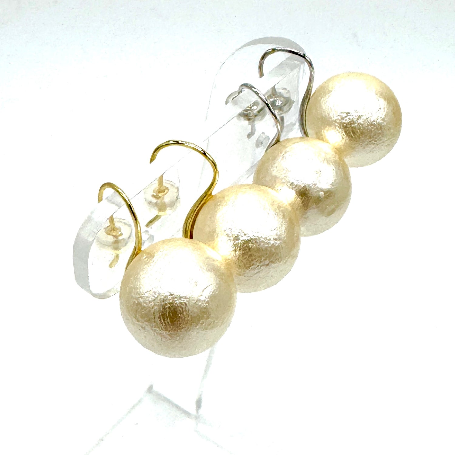 Silken Pearl Drop Earrings