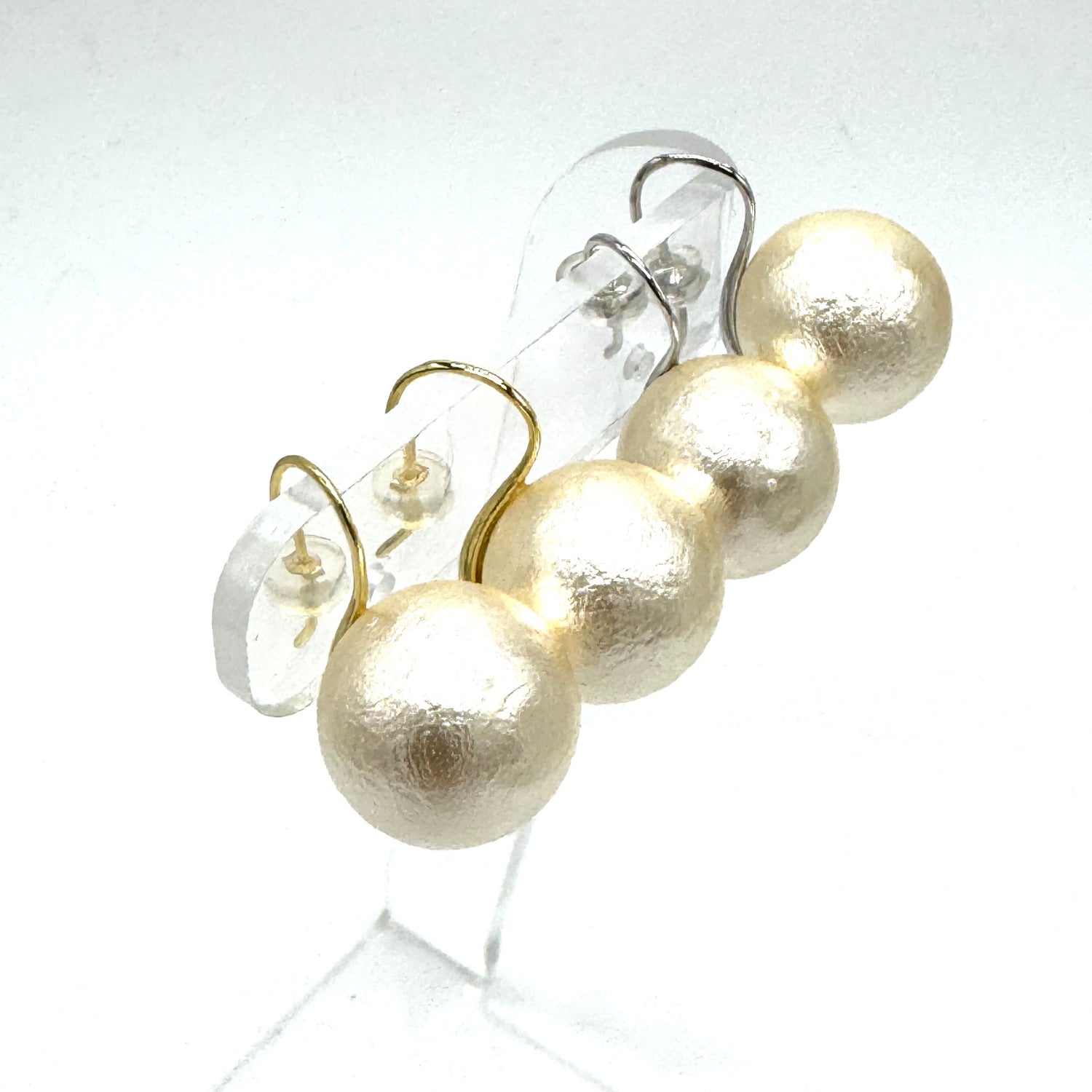 Silken Pearl Drop Earrings