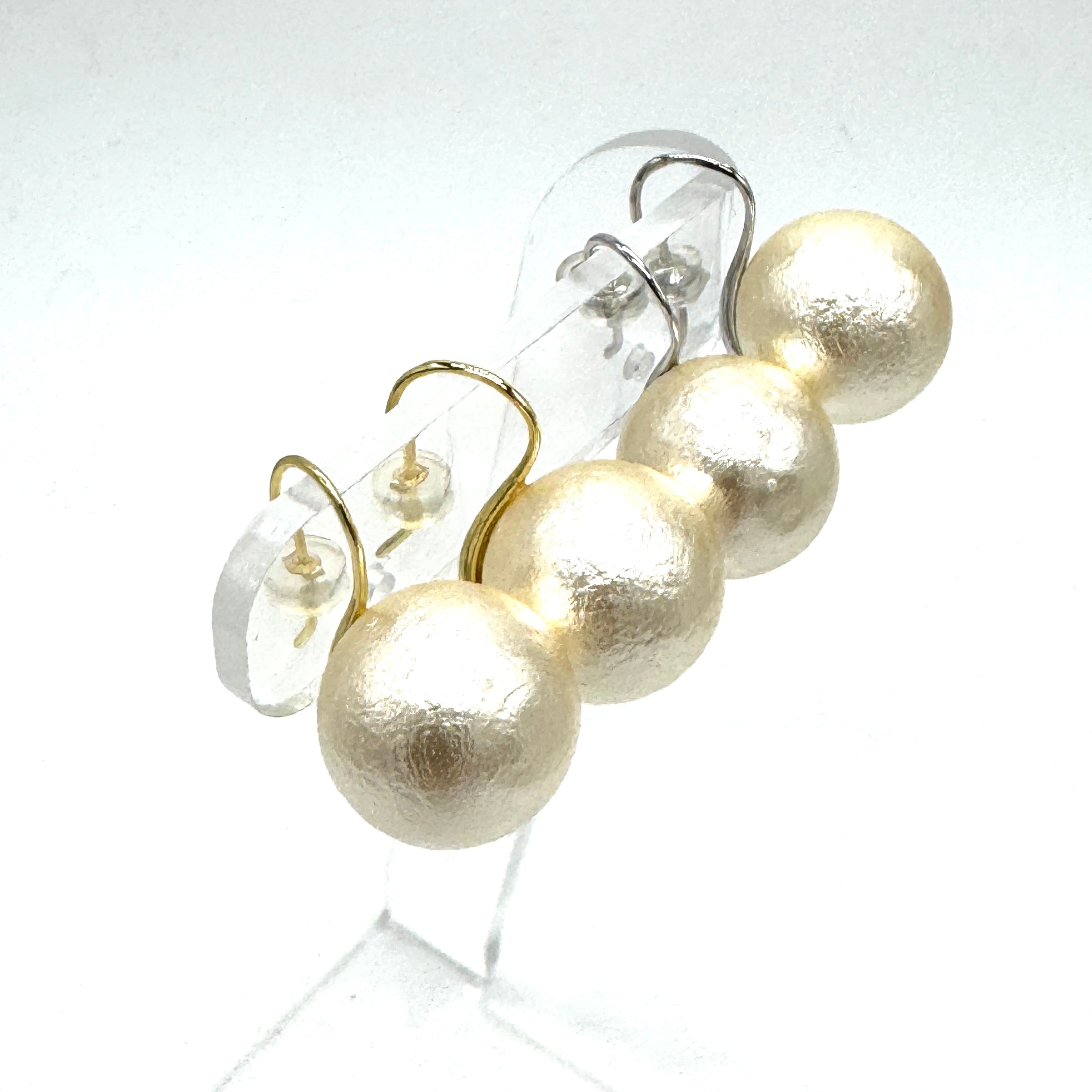 Silken Pearl Drop Earrings