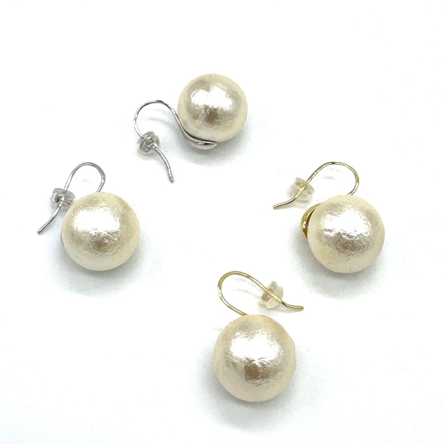 Silken Pearl Drop Earrings