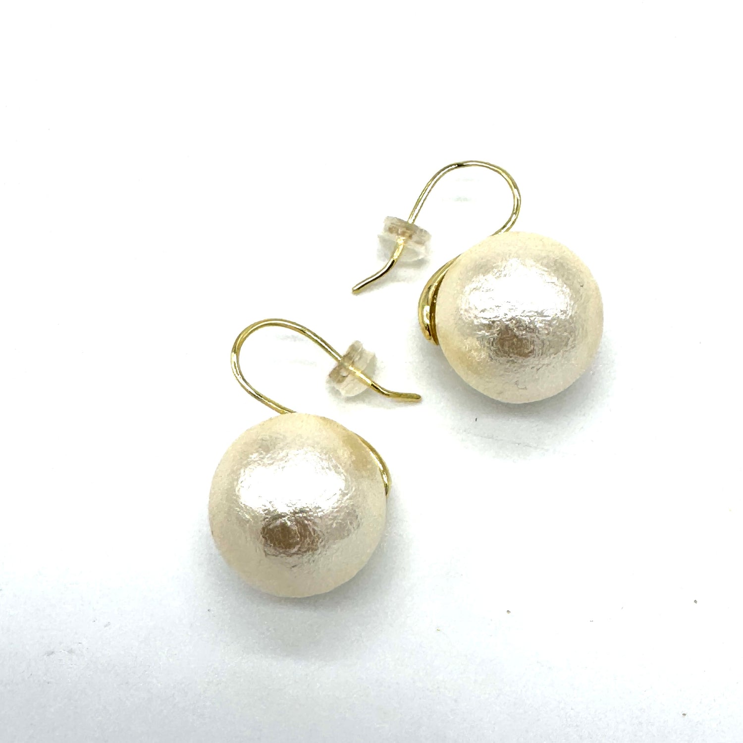 Silken Pearl Drop Earrings