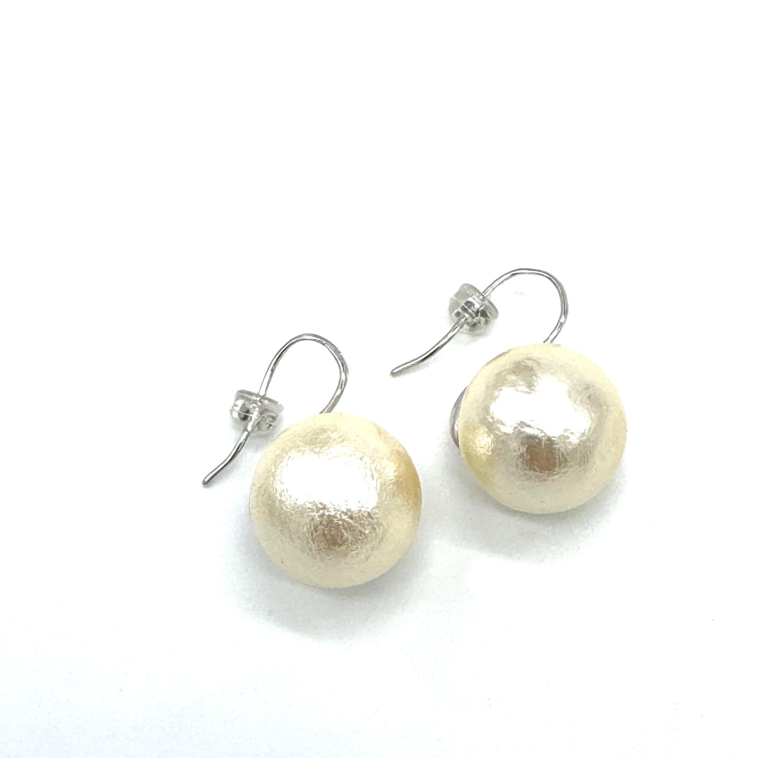 Silken Pearl Drop Earrings