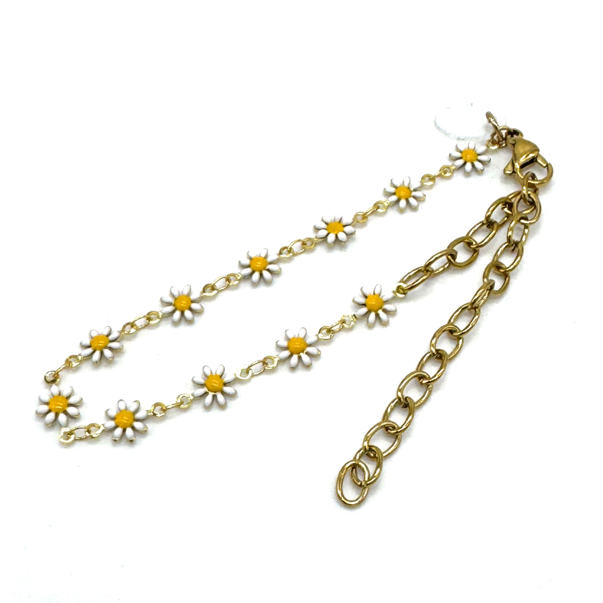 Happy Daisy Enamel Bracelet