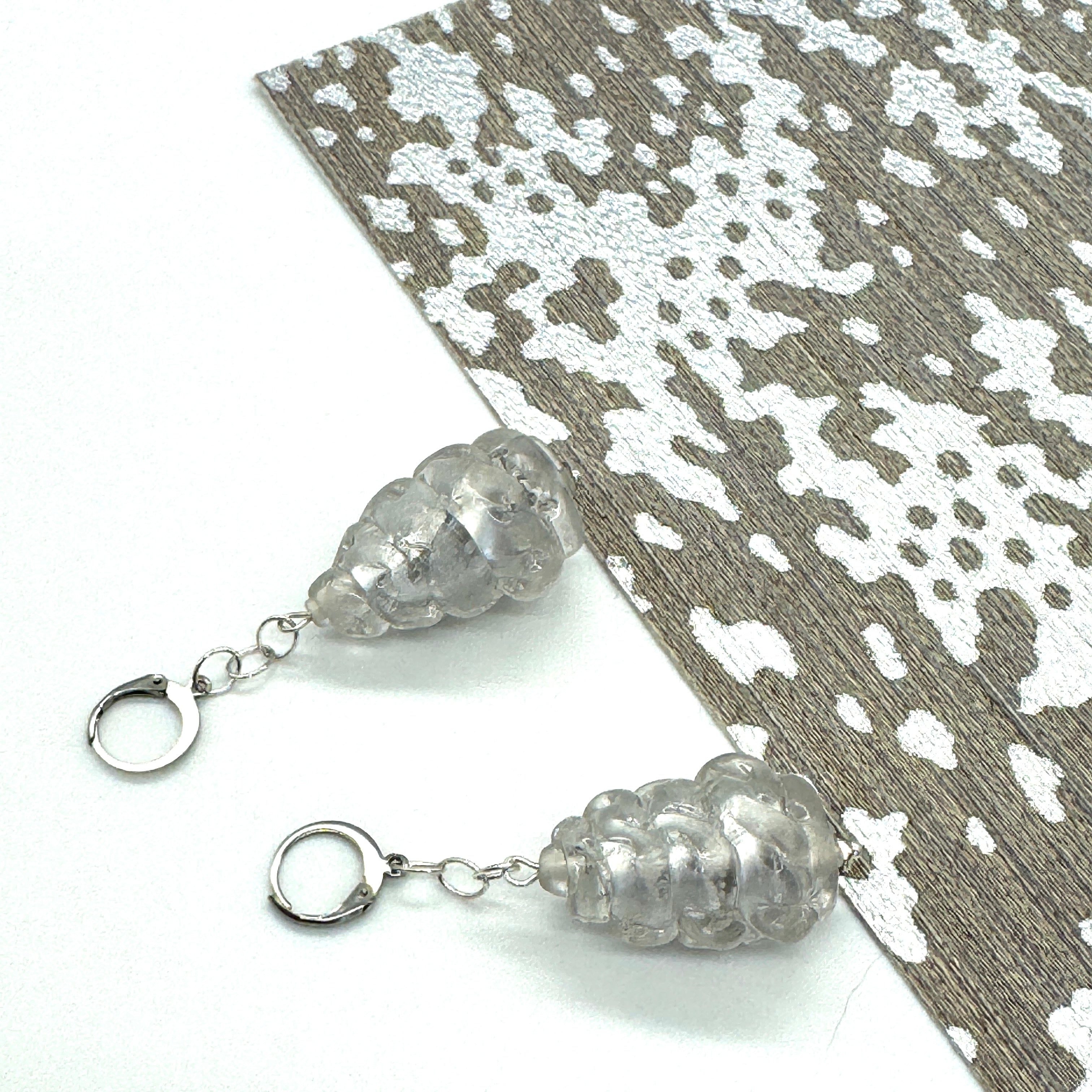 SilPlex Sculpted Teardrop Earrings