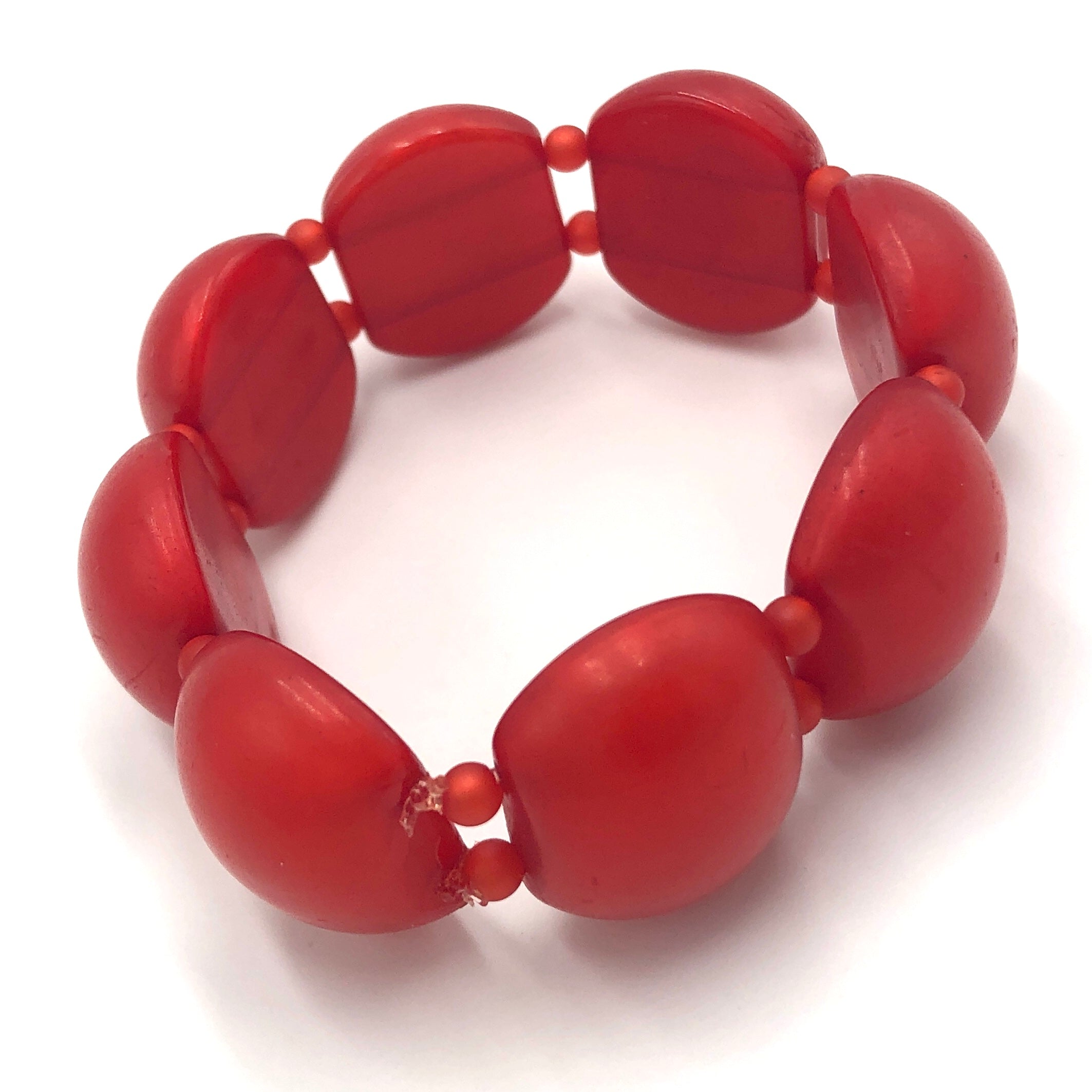 Cherry Red Double Stretch Bracelet