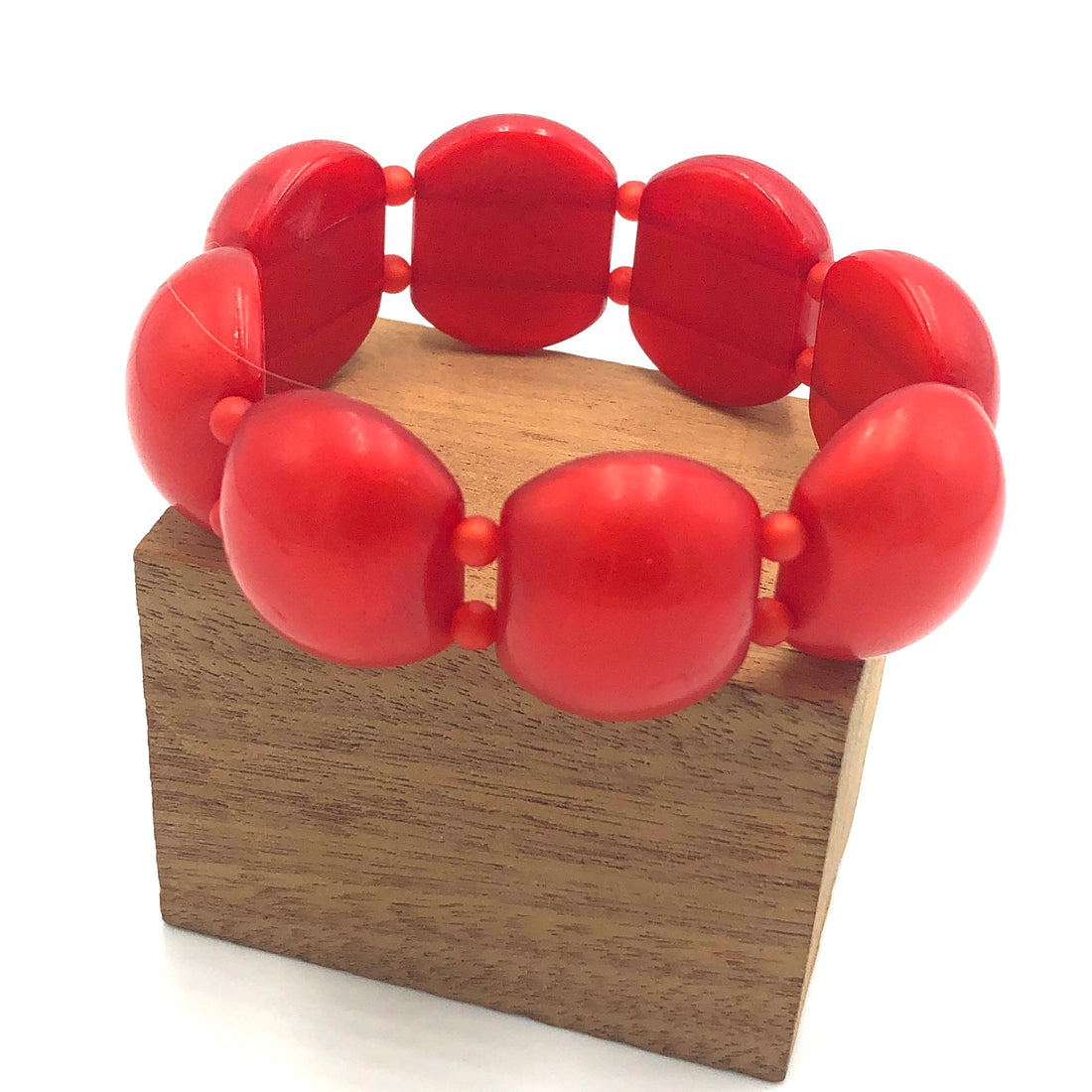 Cherry Red Double Stretch Bracelet